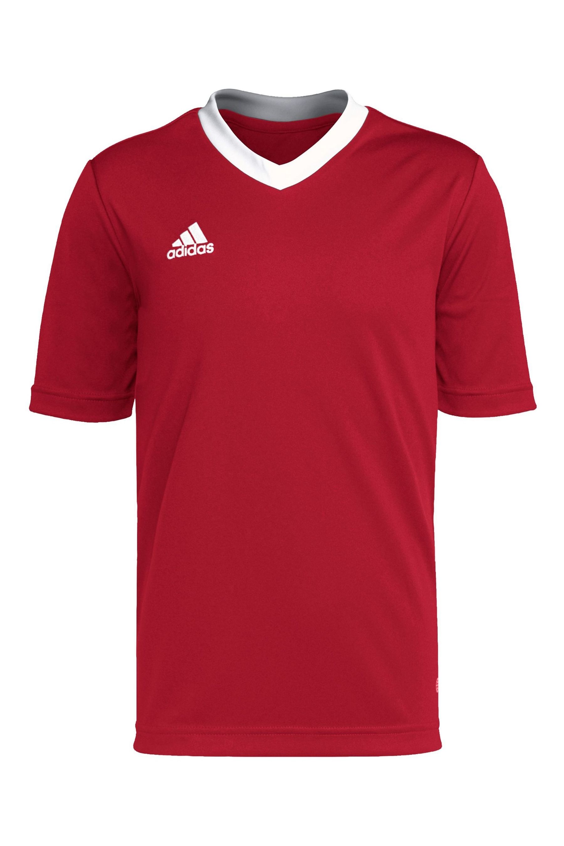 Adidas on sale shirt red