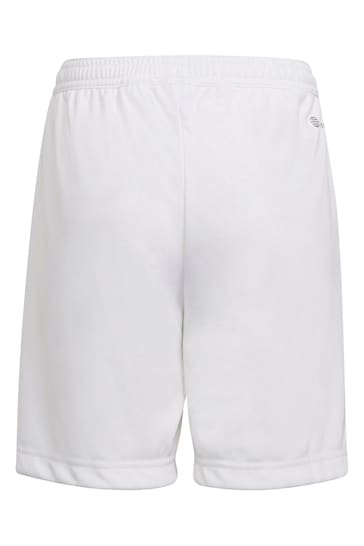 adidas White Entrada 22 Shorts