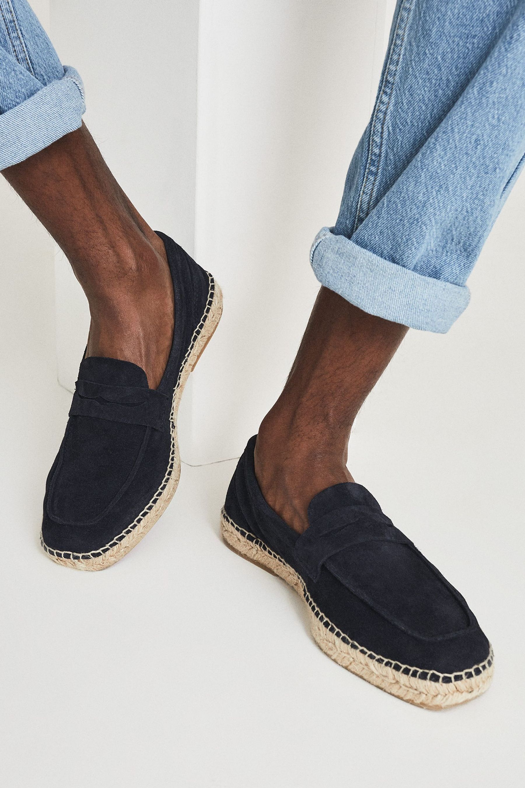 Mens suede espadrilles uk online