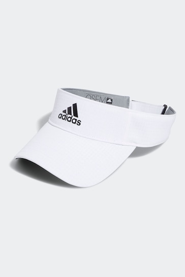adidas Golf White Tour Visor Hat