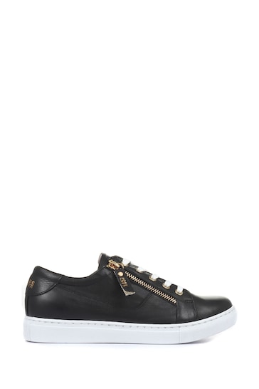 Jones Bootmaker Leather Lace-Up Trainers