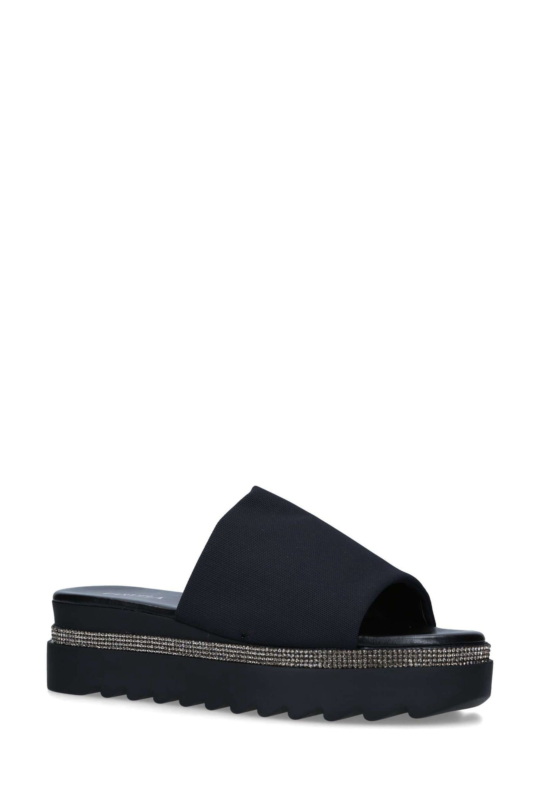 Womens black sliders uk sales
