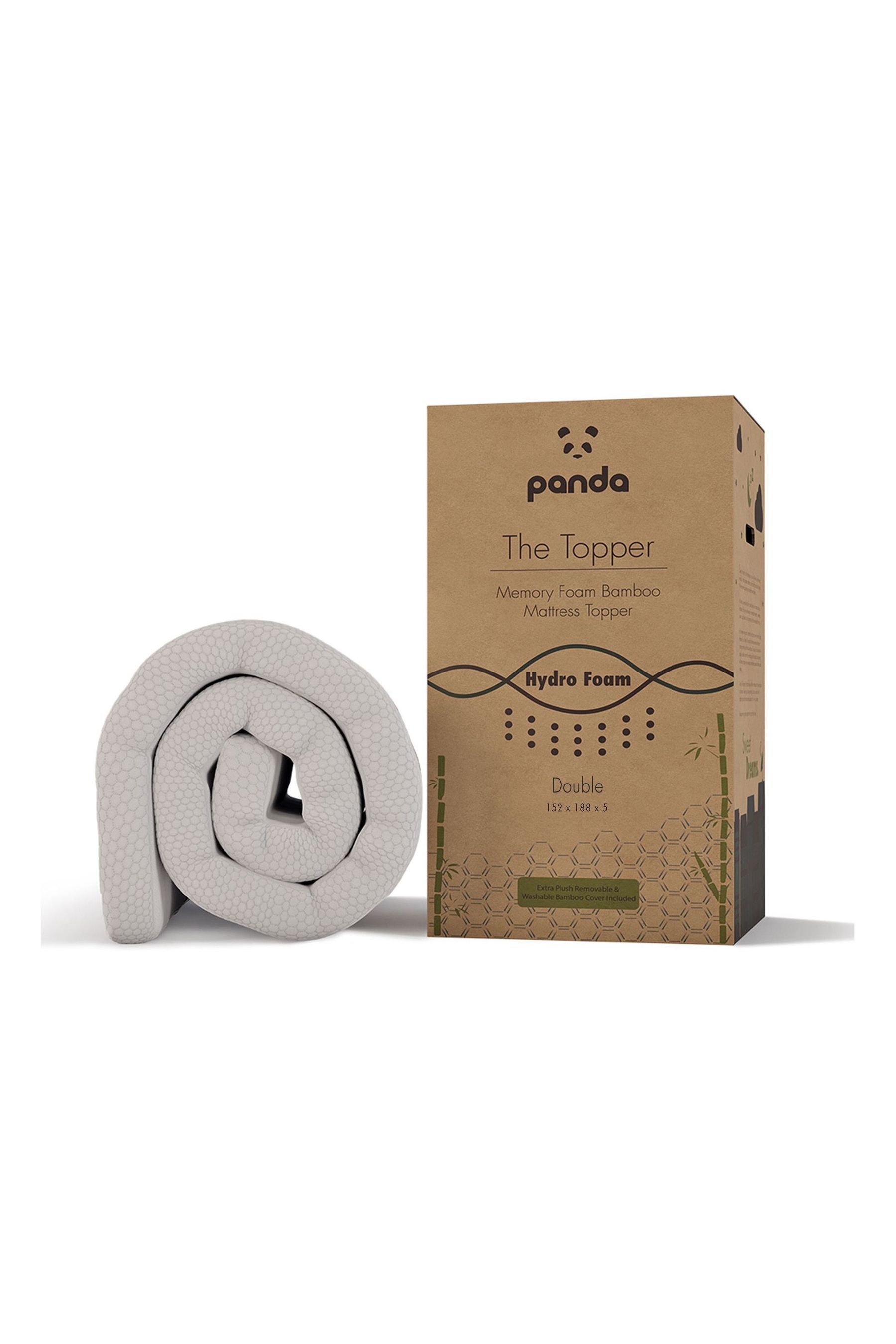 Buy Panda London White Bamboo Mattress Topper from the Next UK