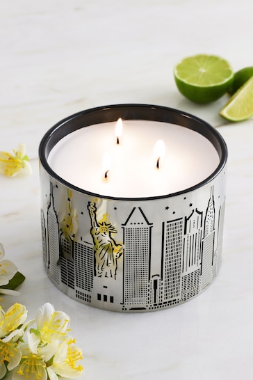Navy Collection Luxe New York Moonlight Citrus Ginger Decorative Scented Candle