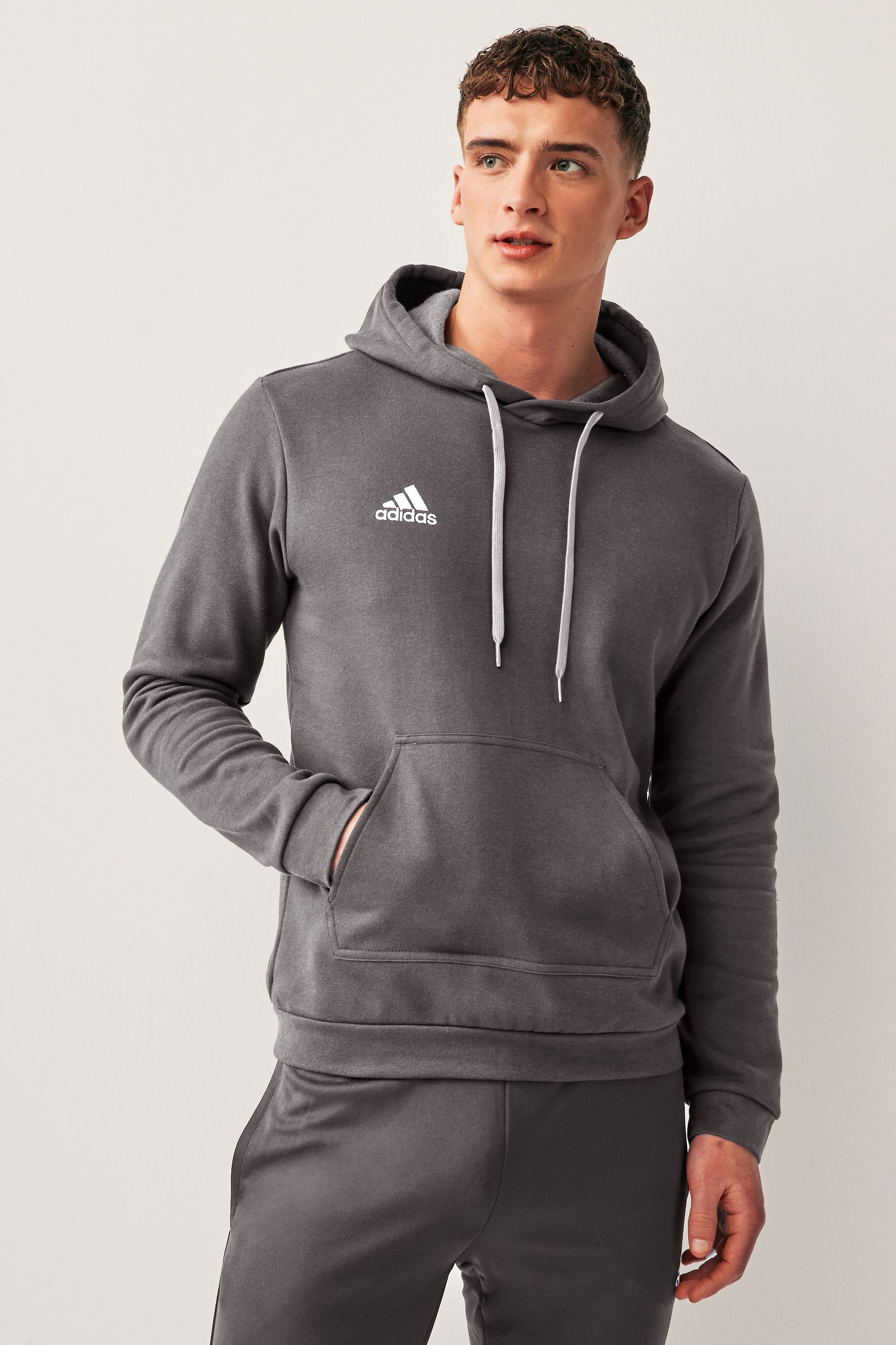 Adidas grey hot sale pullover