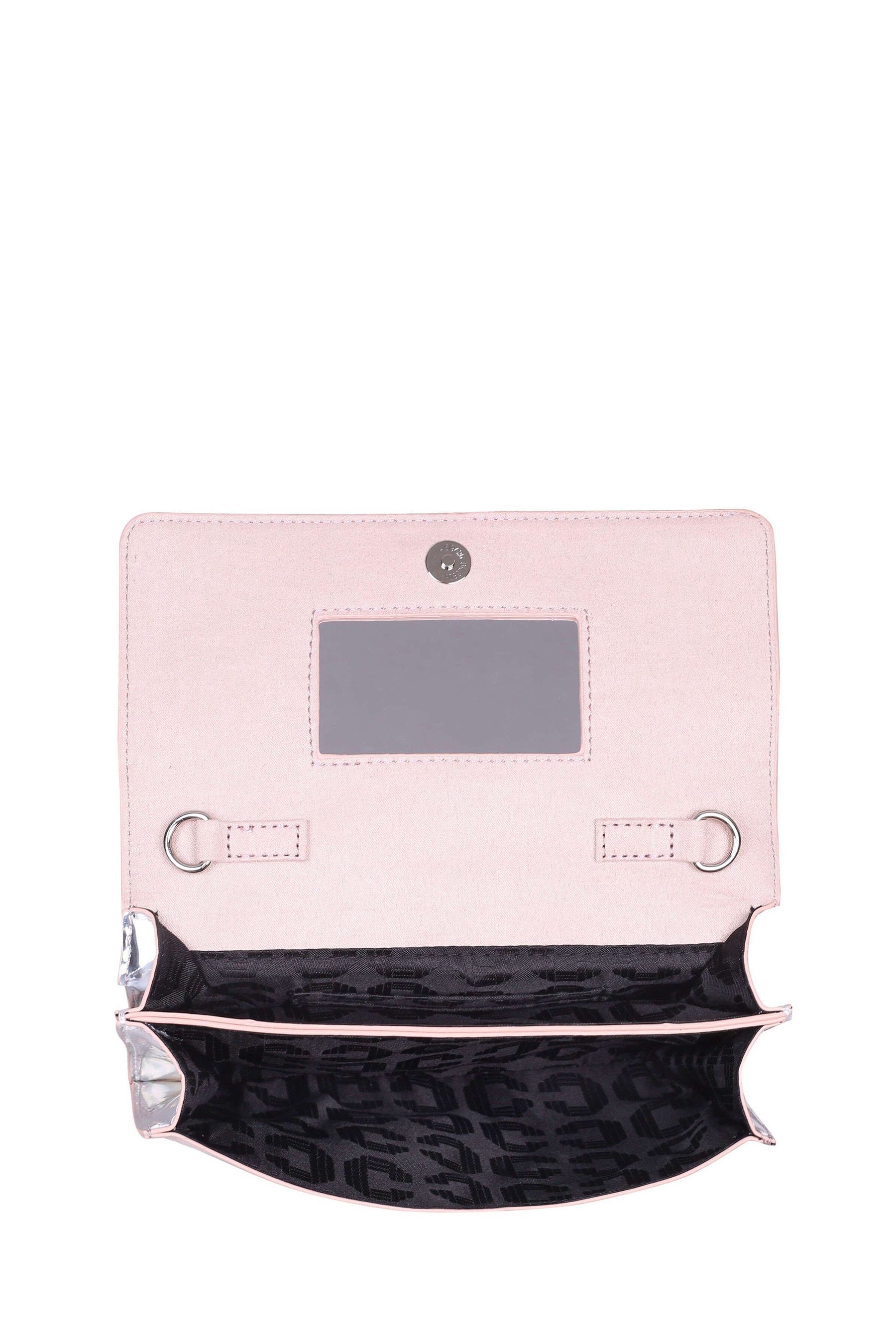 Carvela pink clutch hotsell bag