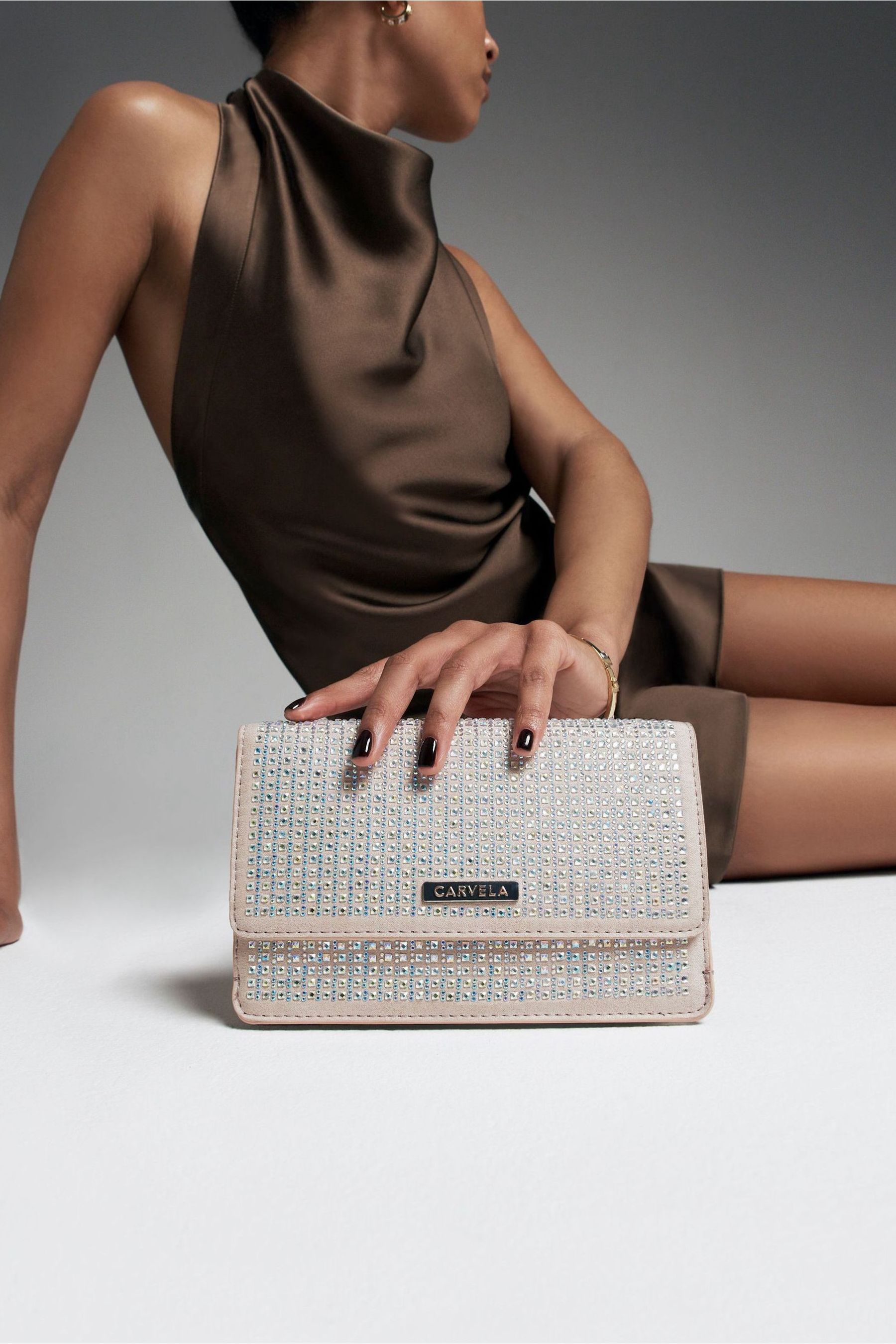 Buy Carvela Pink Kianni Clutch Bag from the Next UK online shop