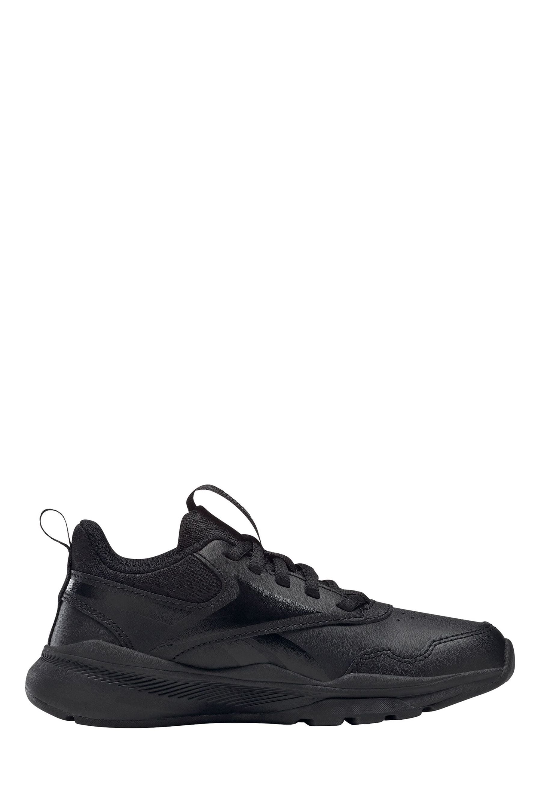 Boys black sales reebok trainers