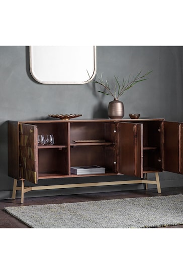 Gallery Home Brown Buffalo 3 Door Sideboard