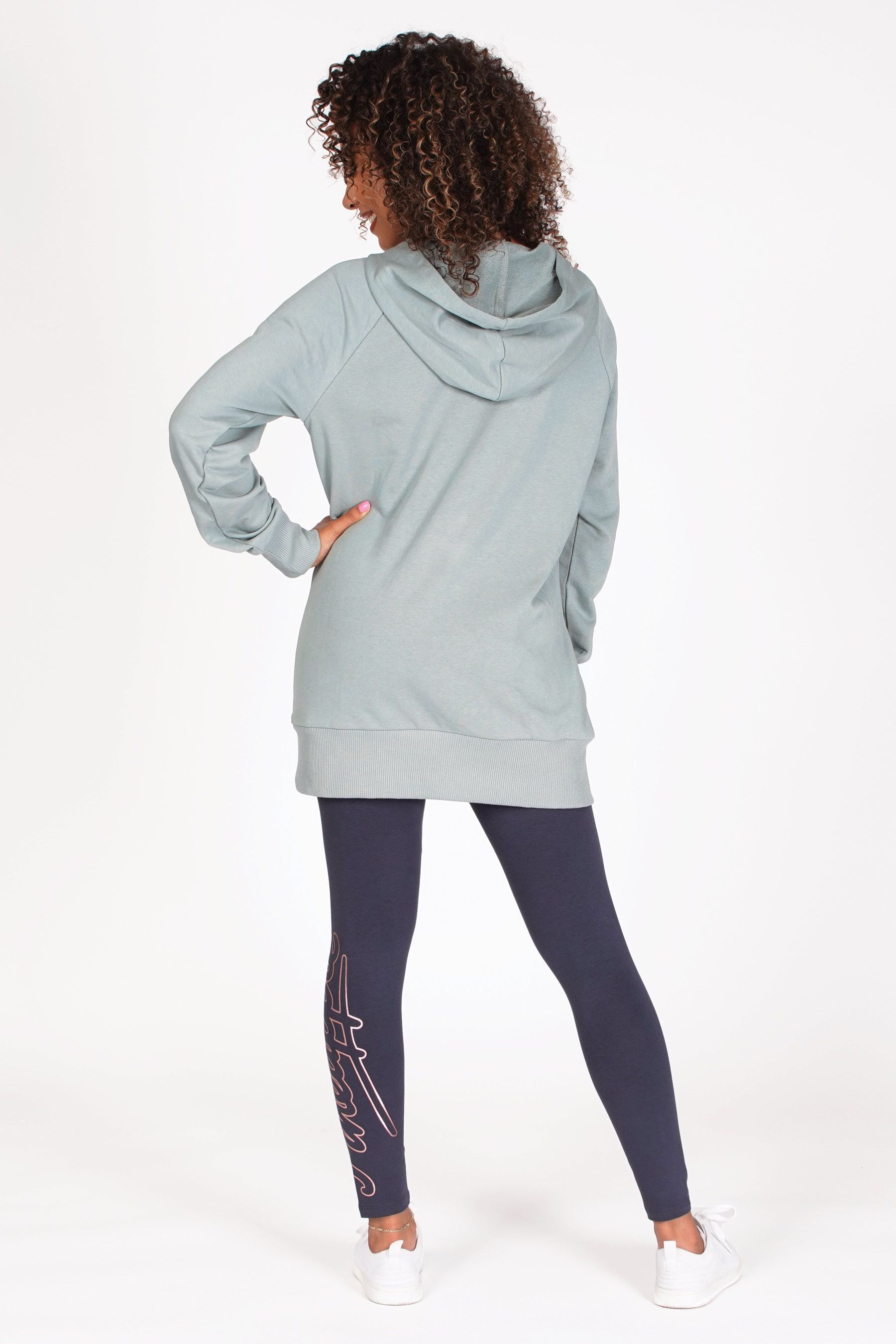 Pineapple longline hoodie cheap