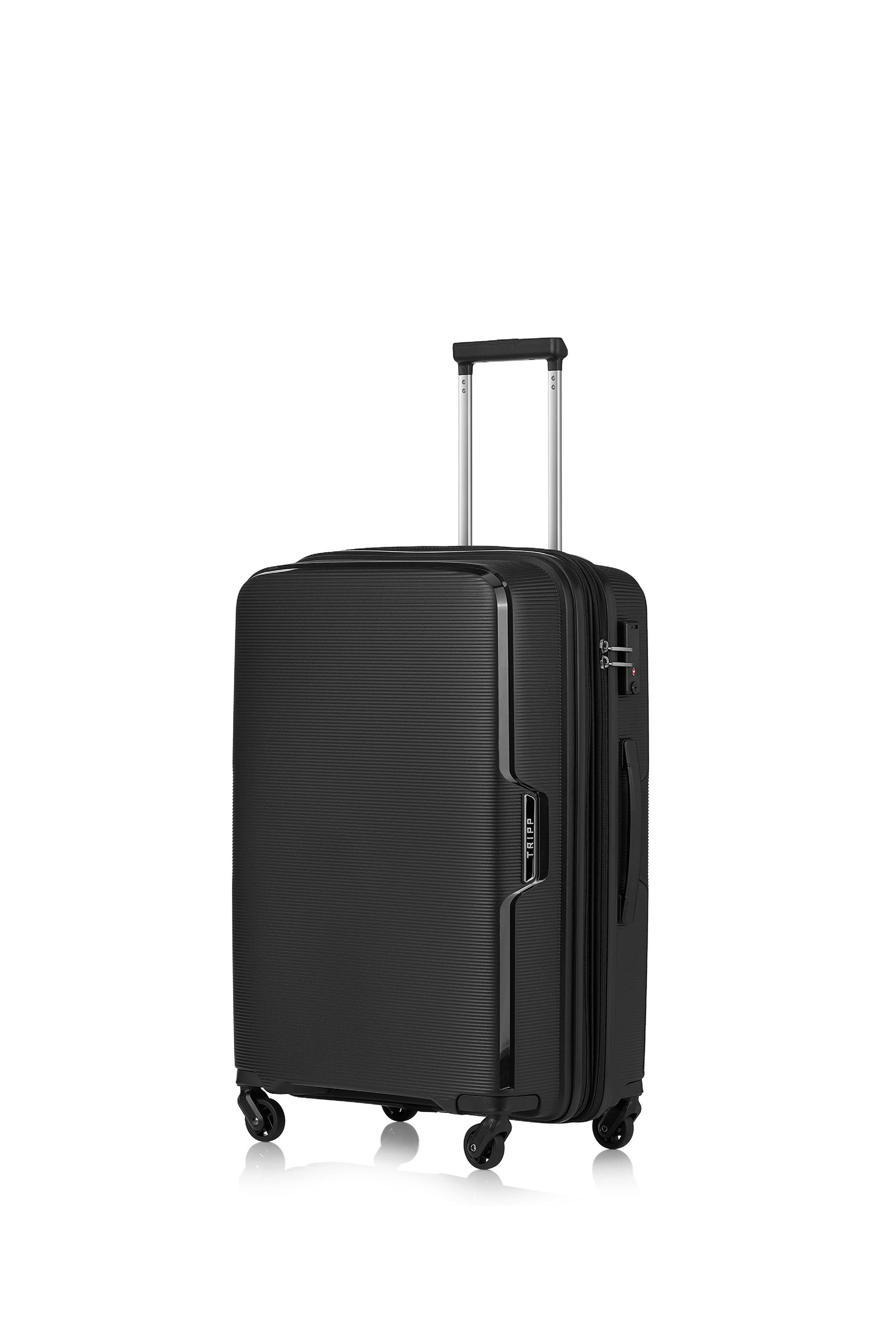 Tripp expandable outlet suitcase