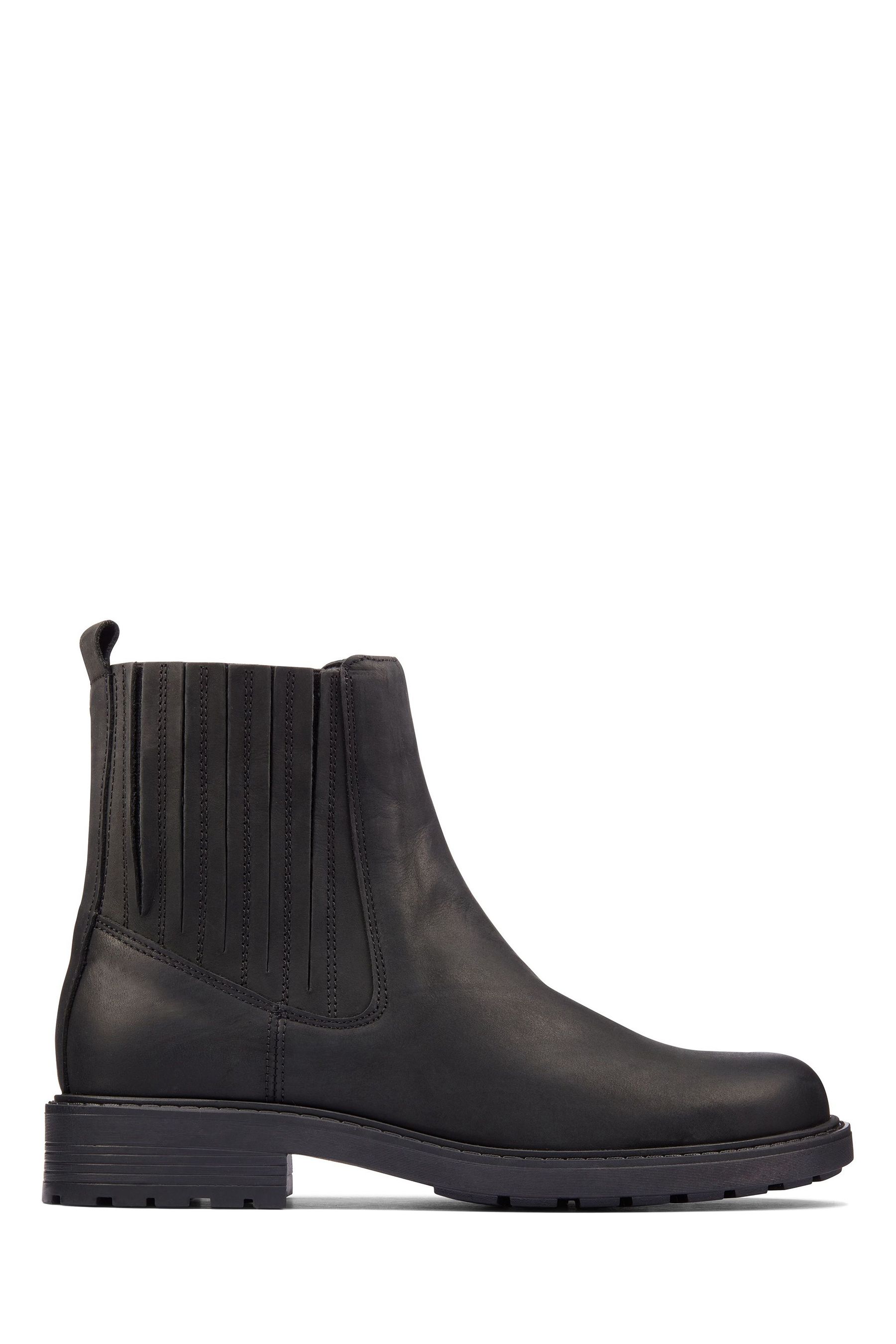 Buy Clarks Black Wide Fit G Leather Orinoco2 Womens Mid Boots