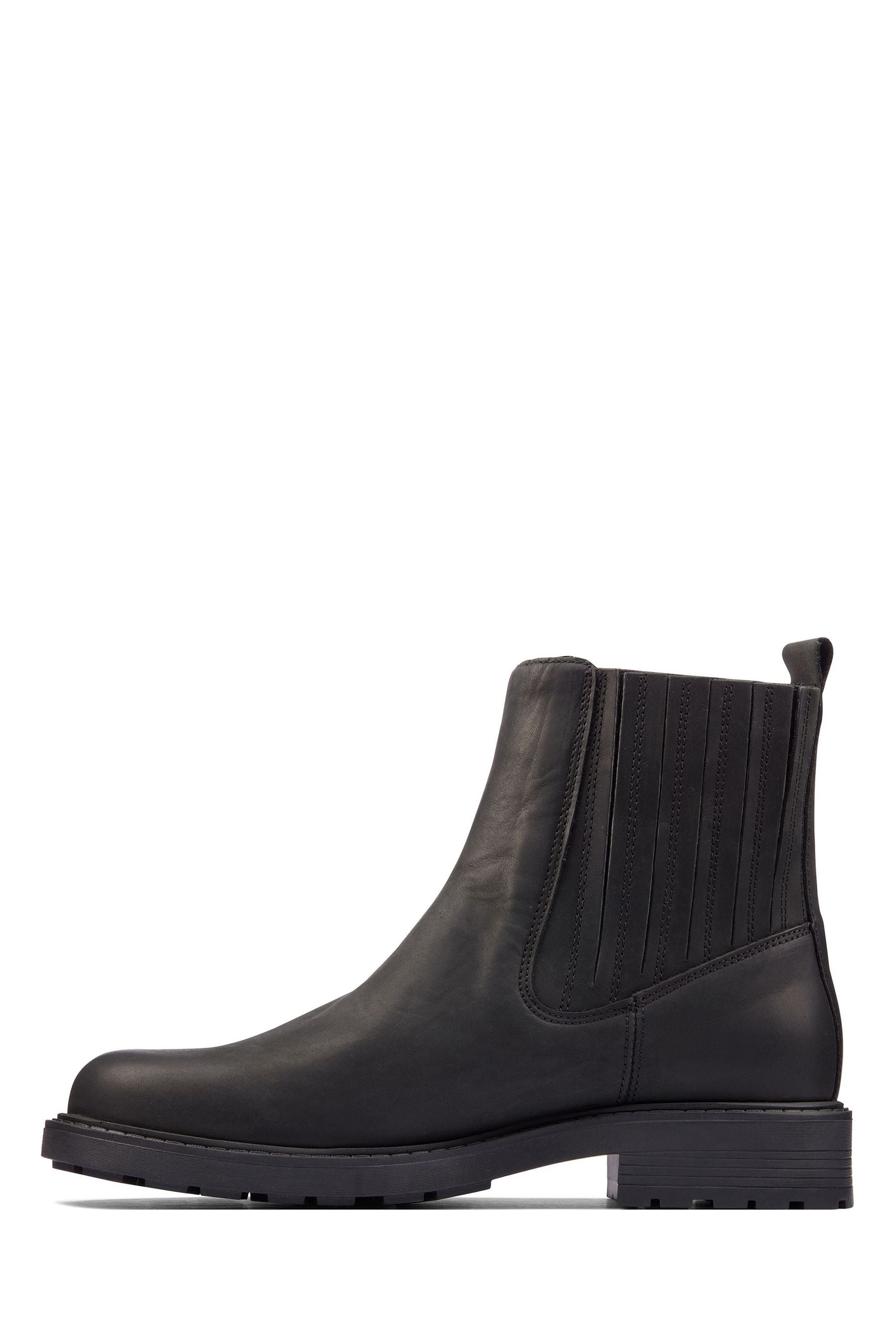 Buy Clarks Black Wide Fit G Leather Orinoco2 Womens Mid Boots