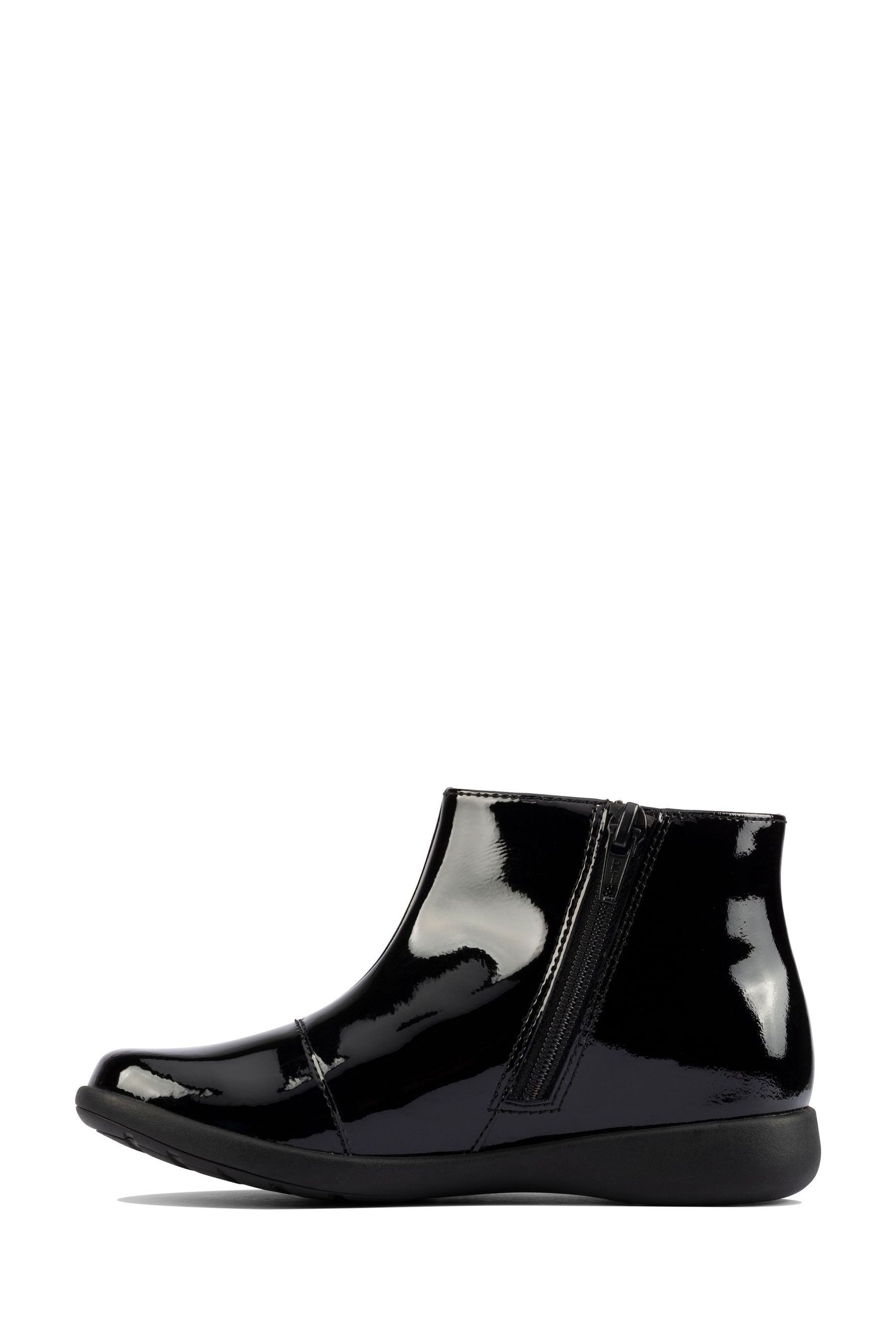 Buy Clarks Black Patent Rainbow Detail Boots from the Next UK