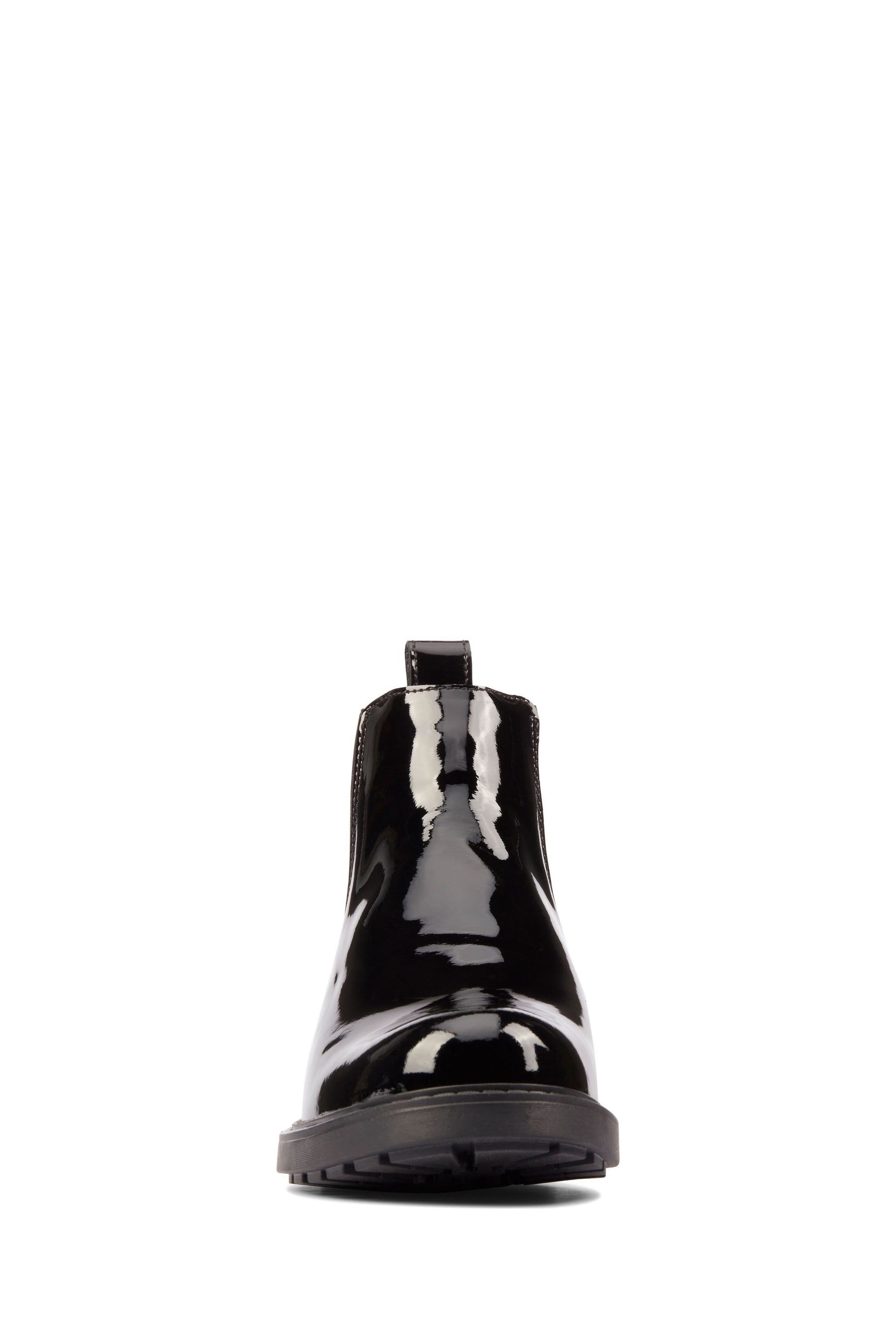 Clarks Black Patent Orinoco2 Lane Boots