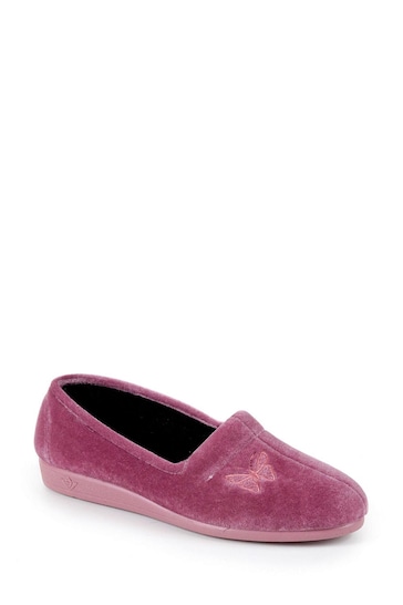 Lunar Pink Butterfly Slippers