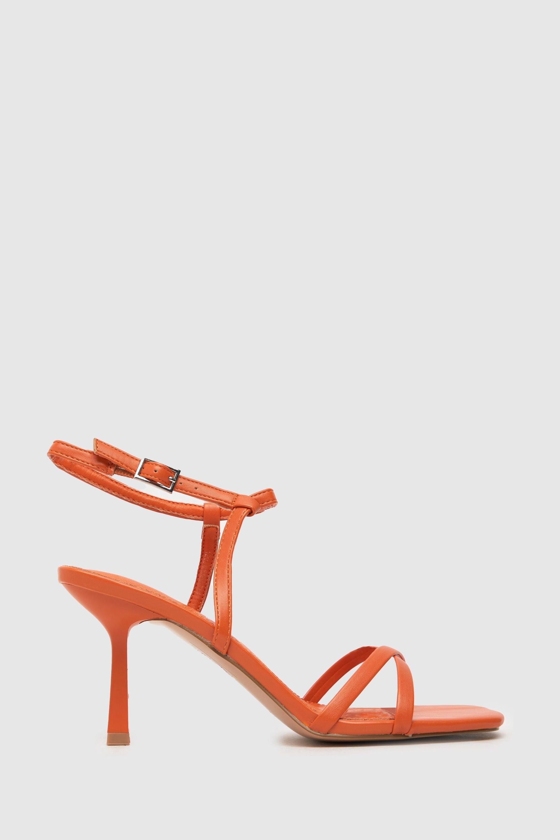 Orange best sale sandals next