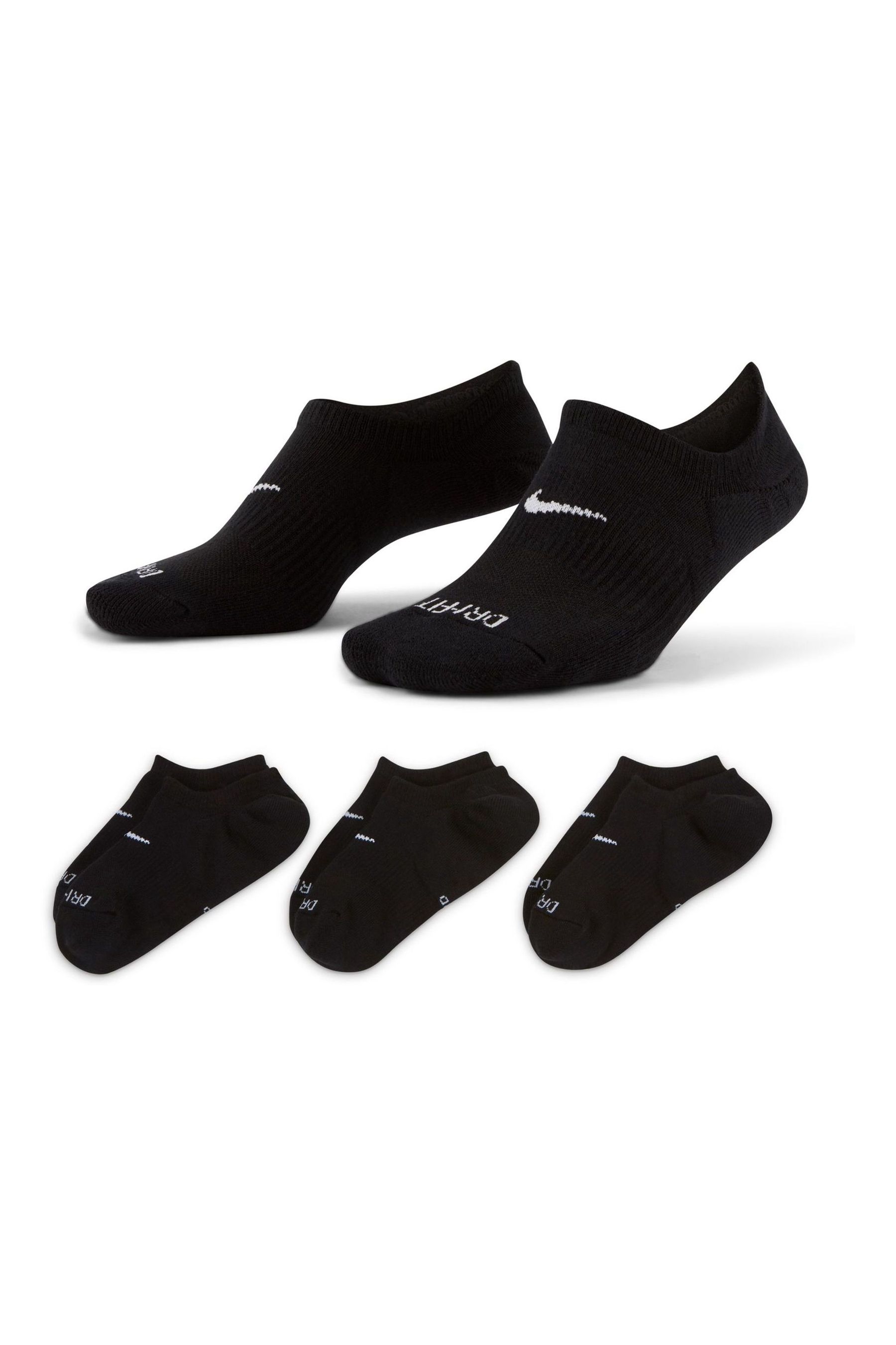 Buy Nike Black Training Football Socks 3 Pairs from the Next UK