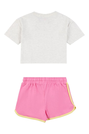 U.S. Polo Assn. Pink T-Shirt And Short Lounge Set
