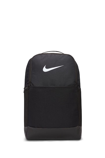 Nike Black Brasilia 9.5 Training Backpack (Medium, 24L)
