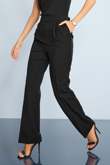 Buy Black Tailored Hourglass Bootcut Trousers from the Next UK online shop