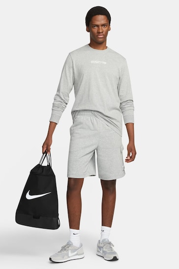 Nike Black/White Brasilia Drawstring Bag
