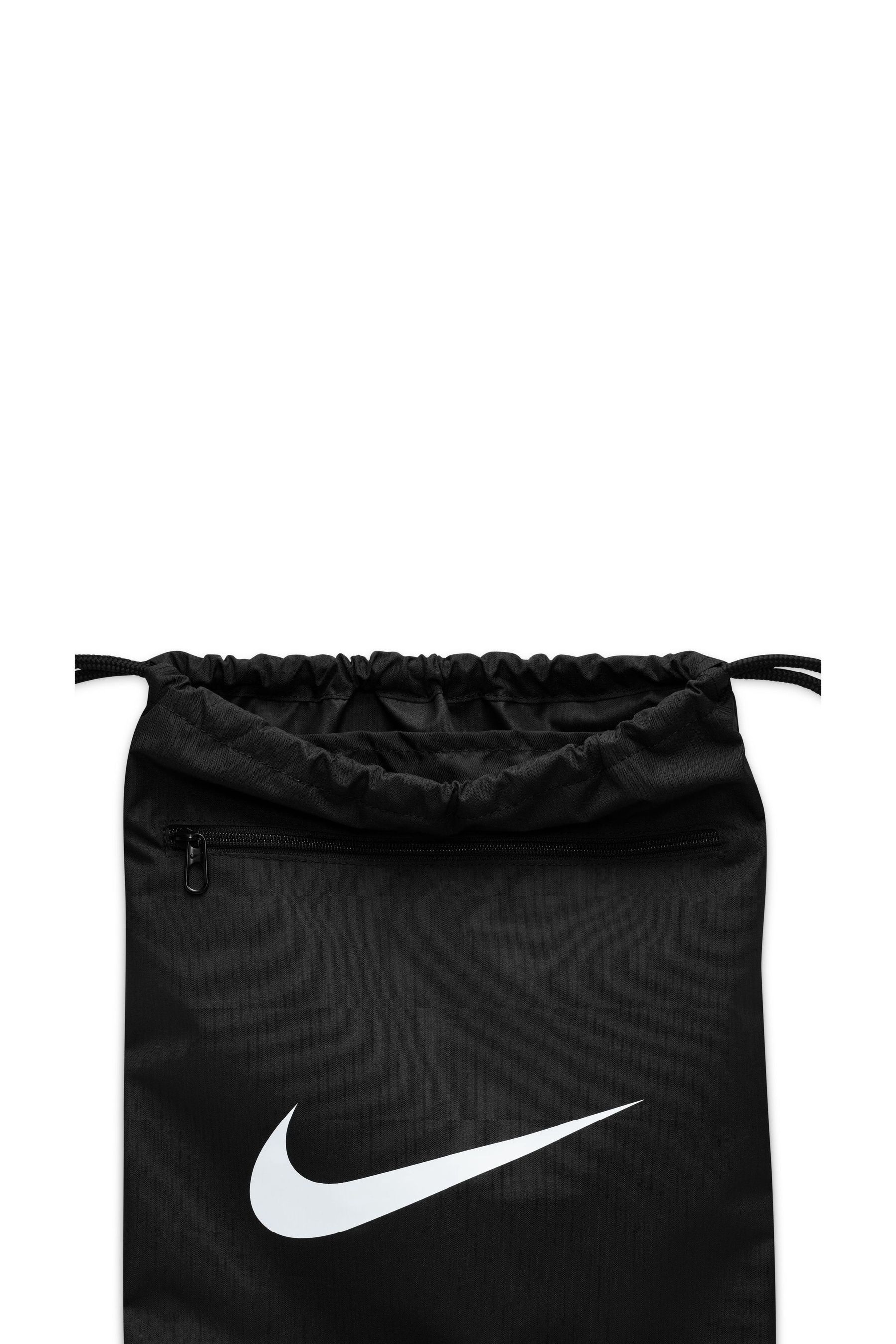 Black nike string bag top
