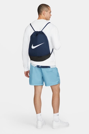 Nike Navy Brasilia Drawstring Bag