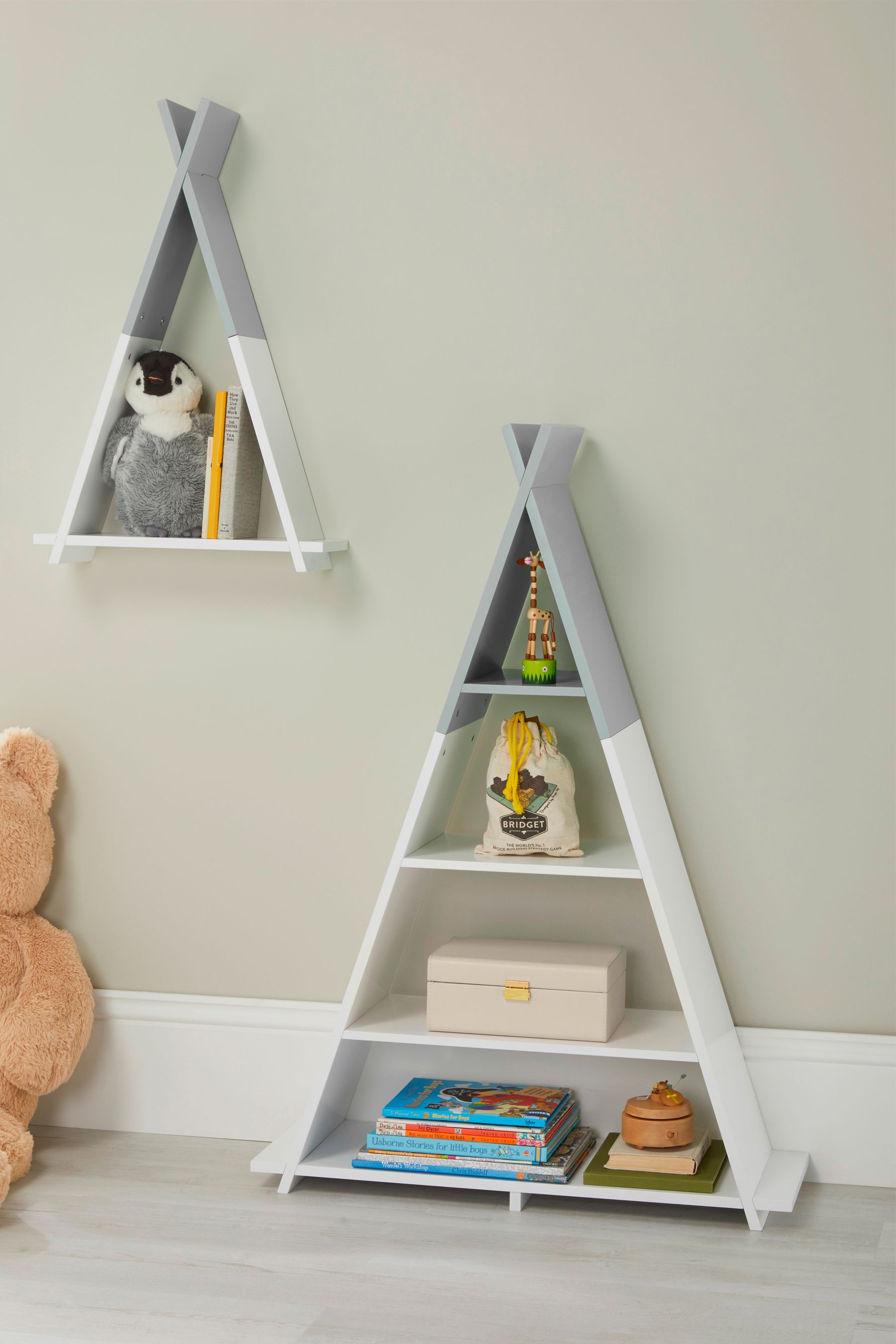 Teepee bookshelf hot sale