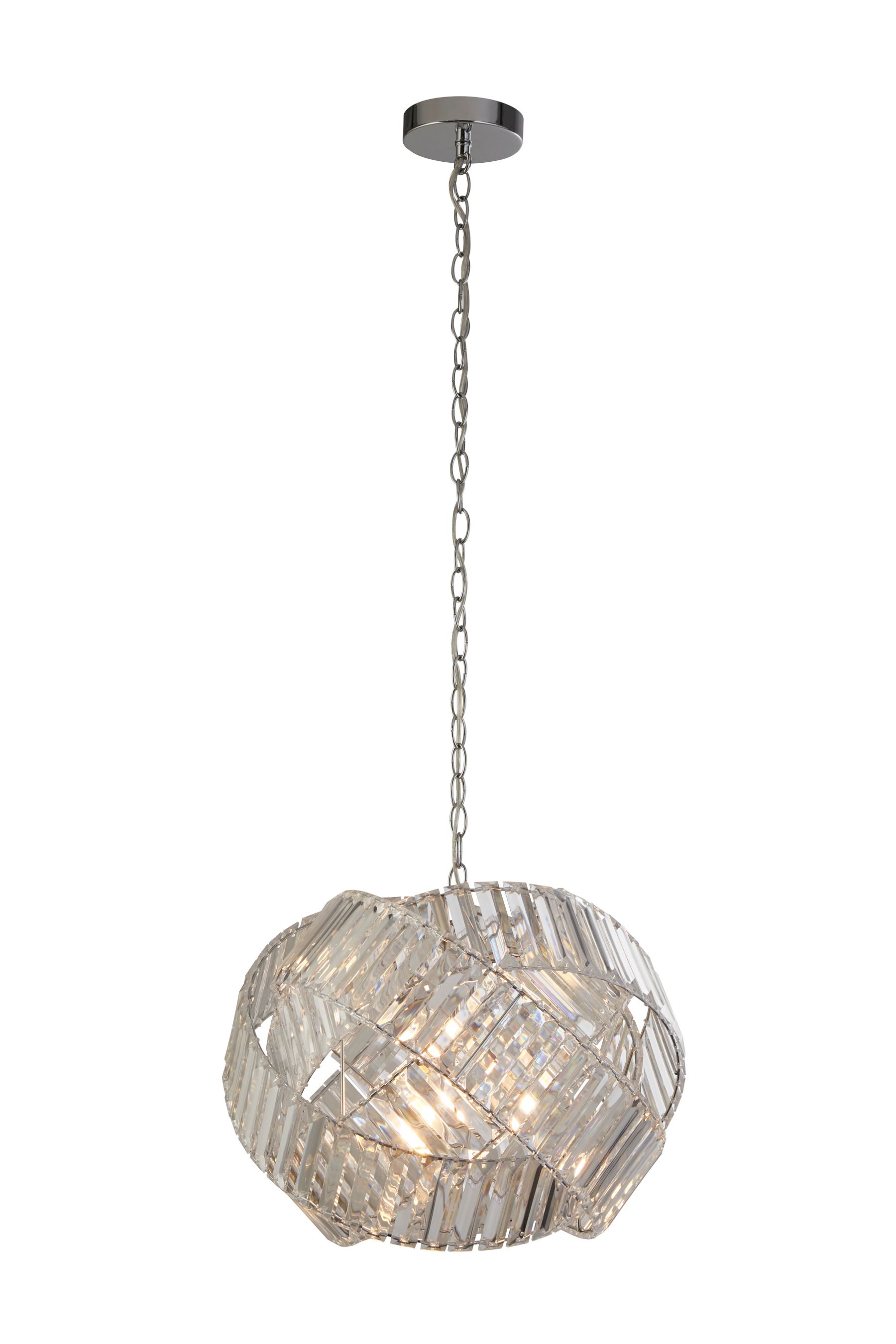 Venetian 2 light jewel chrome ceiling fitting hotsell
