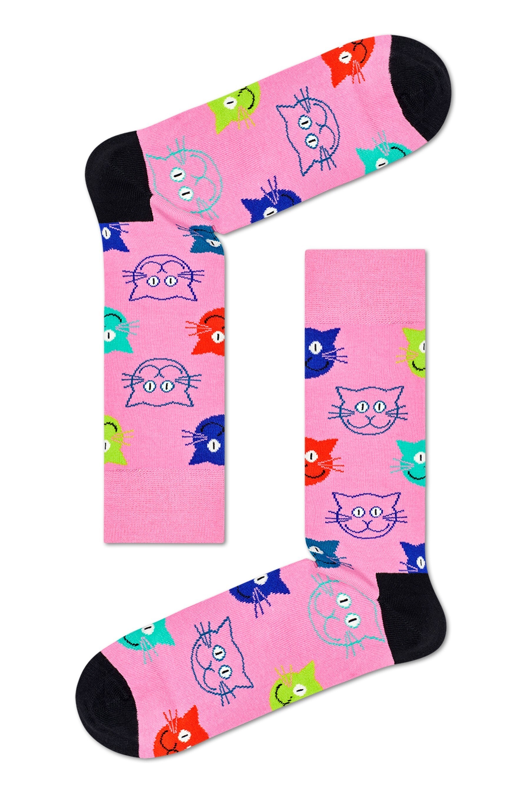 Happy shop socks cat
