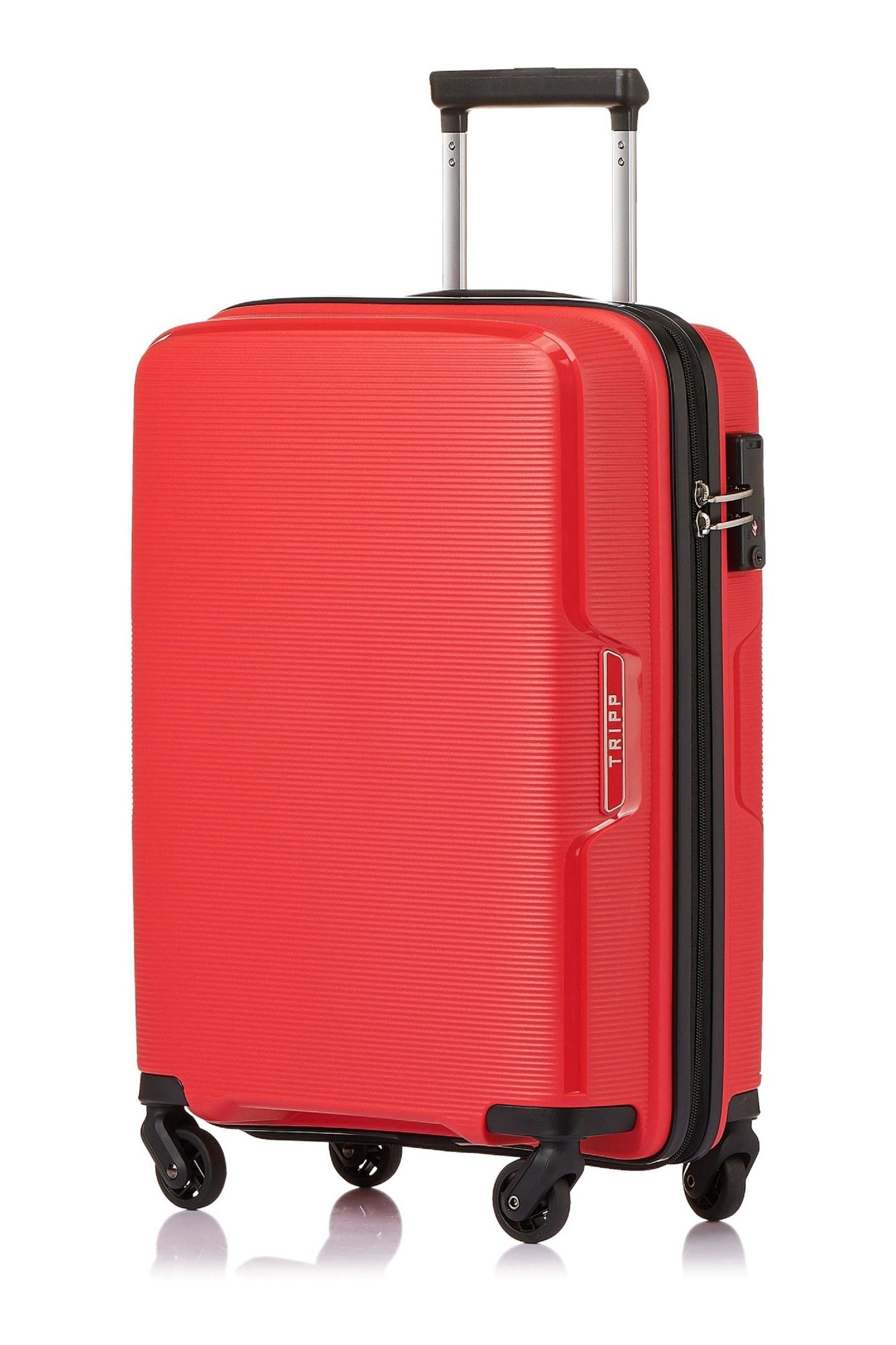 Red suitcase hotsell