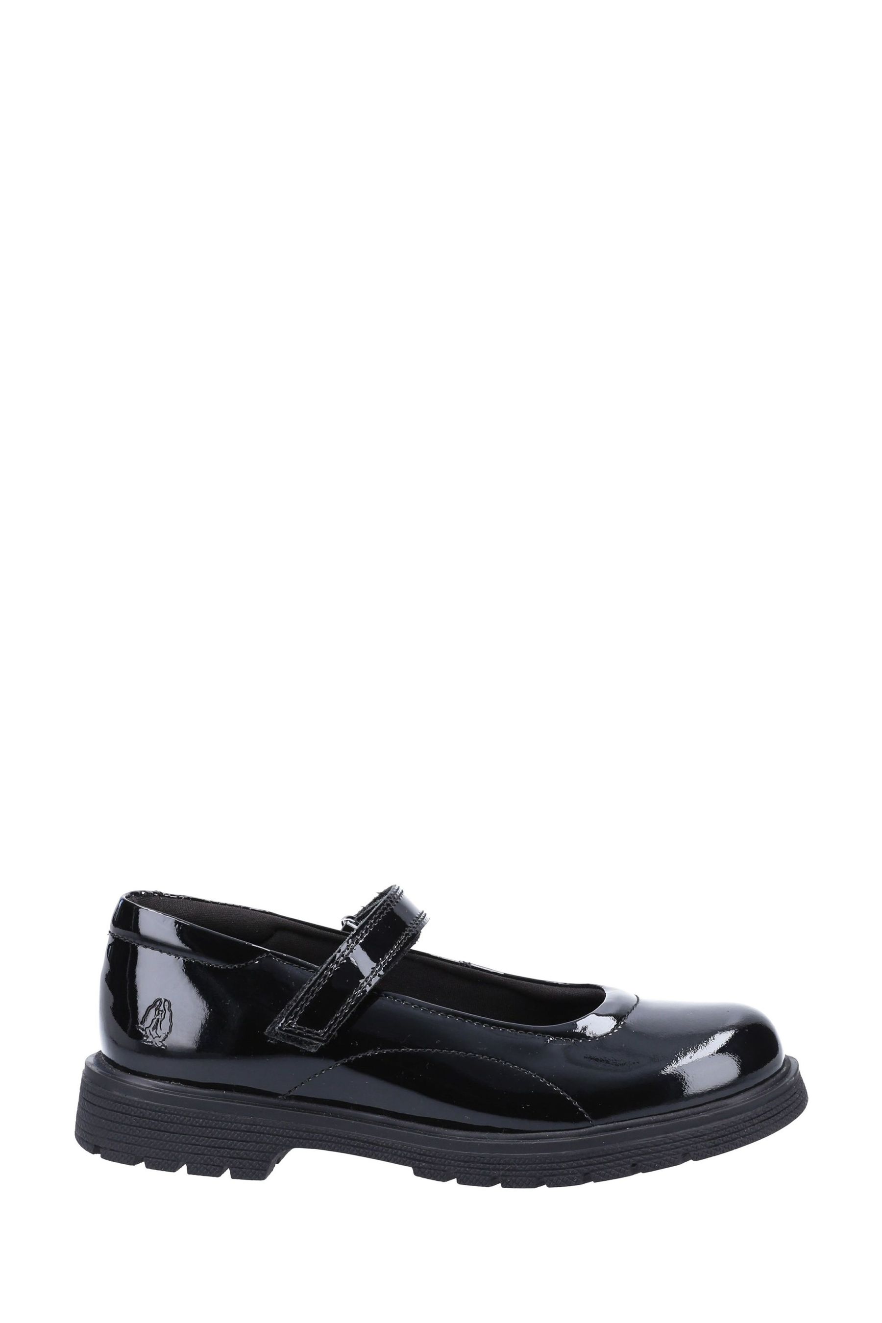 Buy Hush Puppies Black Tally Junior Patent School Shoes from the