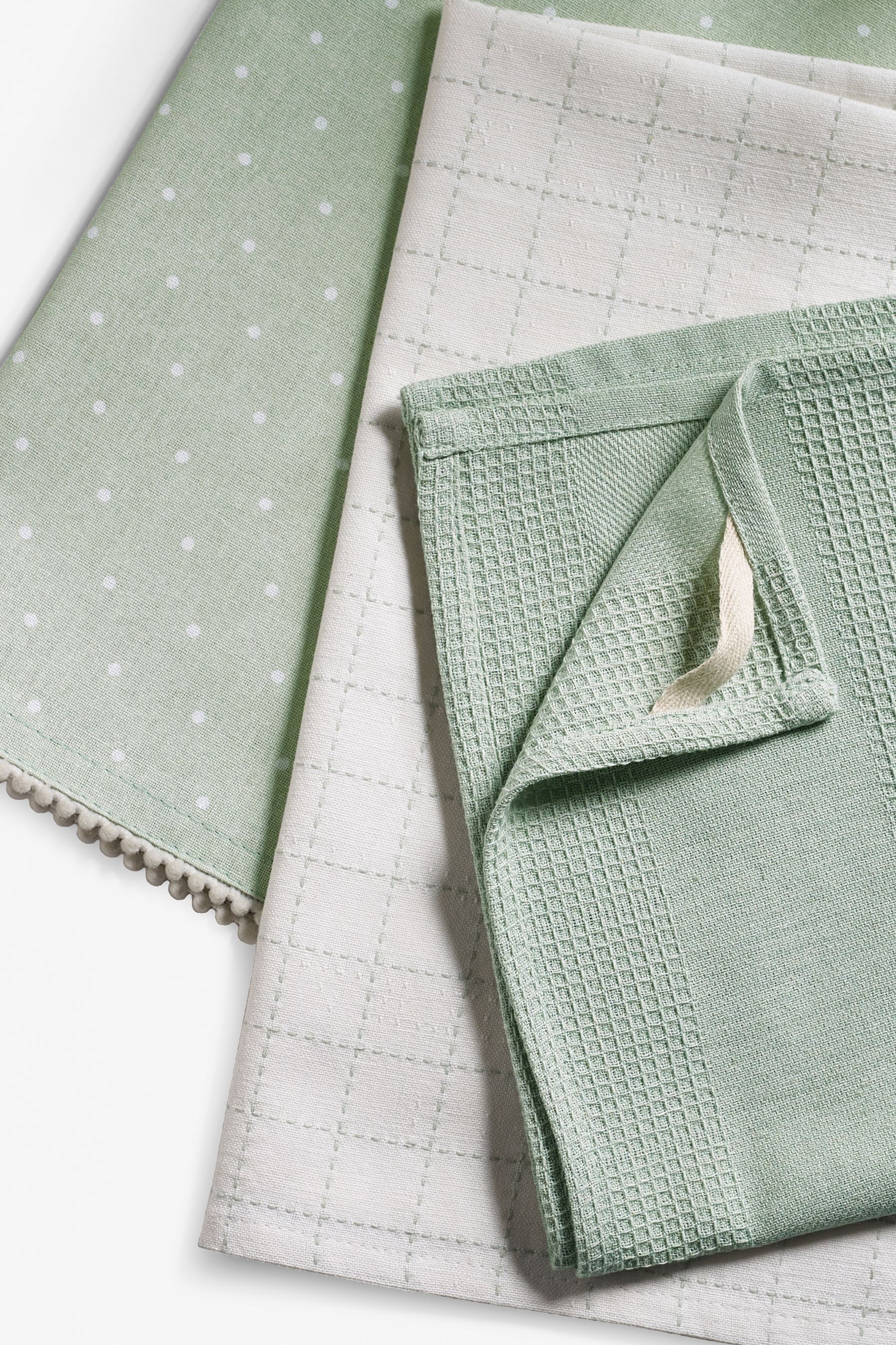 Mint green online kitchen towels