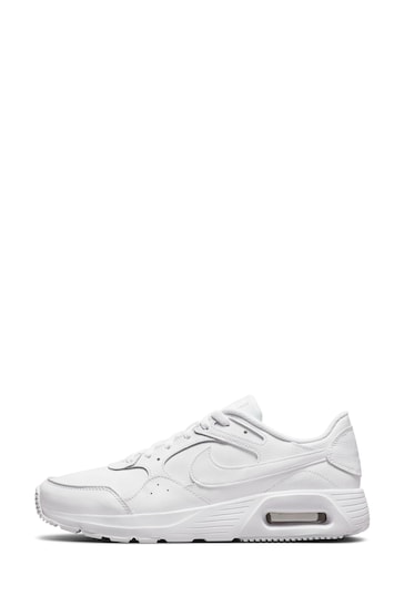 Nike White Air Max SC Leather Trainers