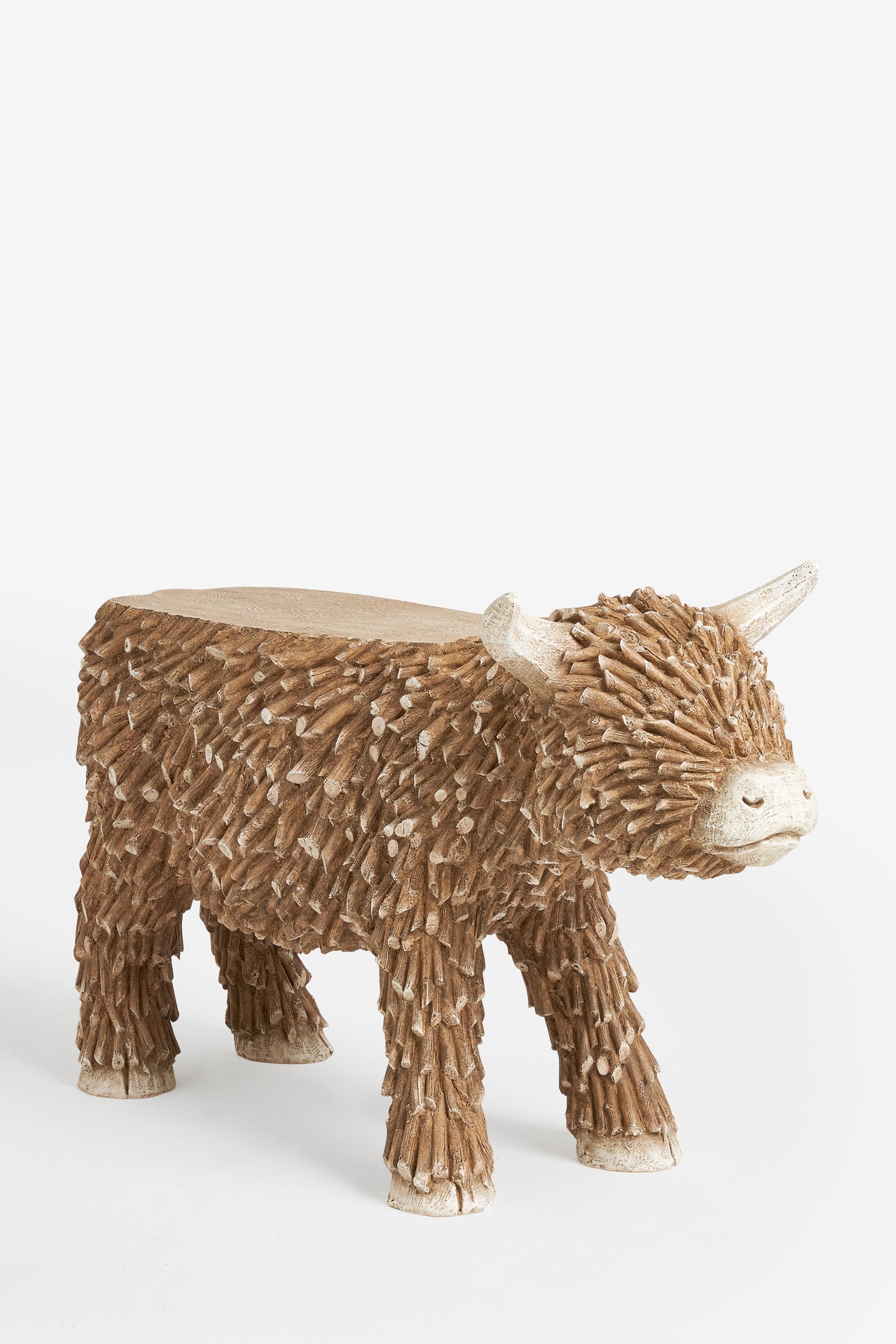 Highland cow side table hotsell