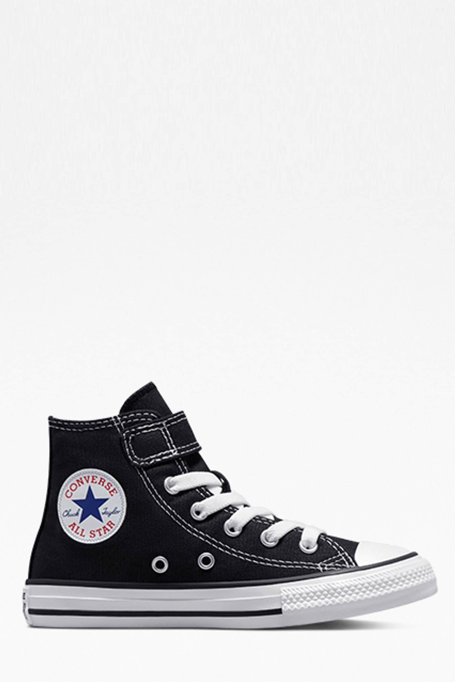 Junior all discount black converse