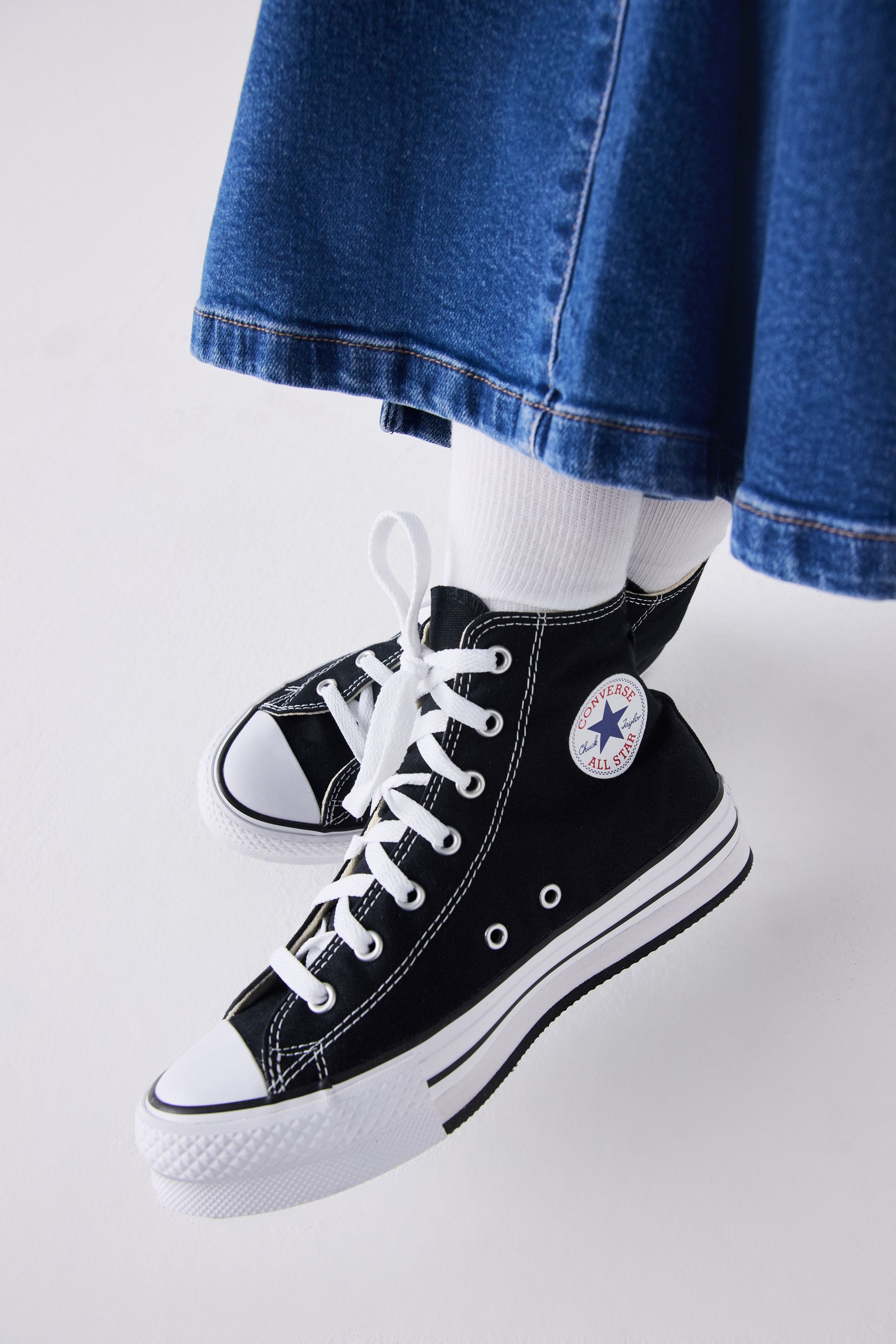 Black high top converse youth new arrivals
