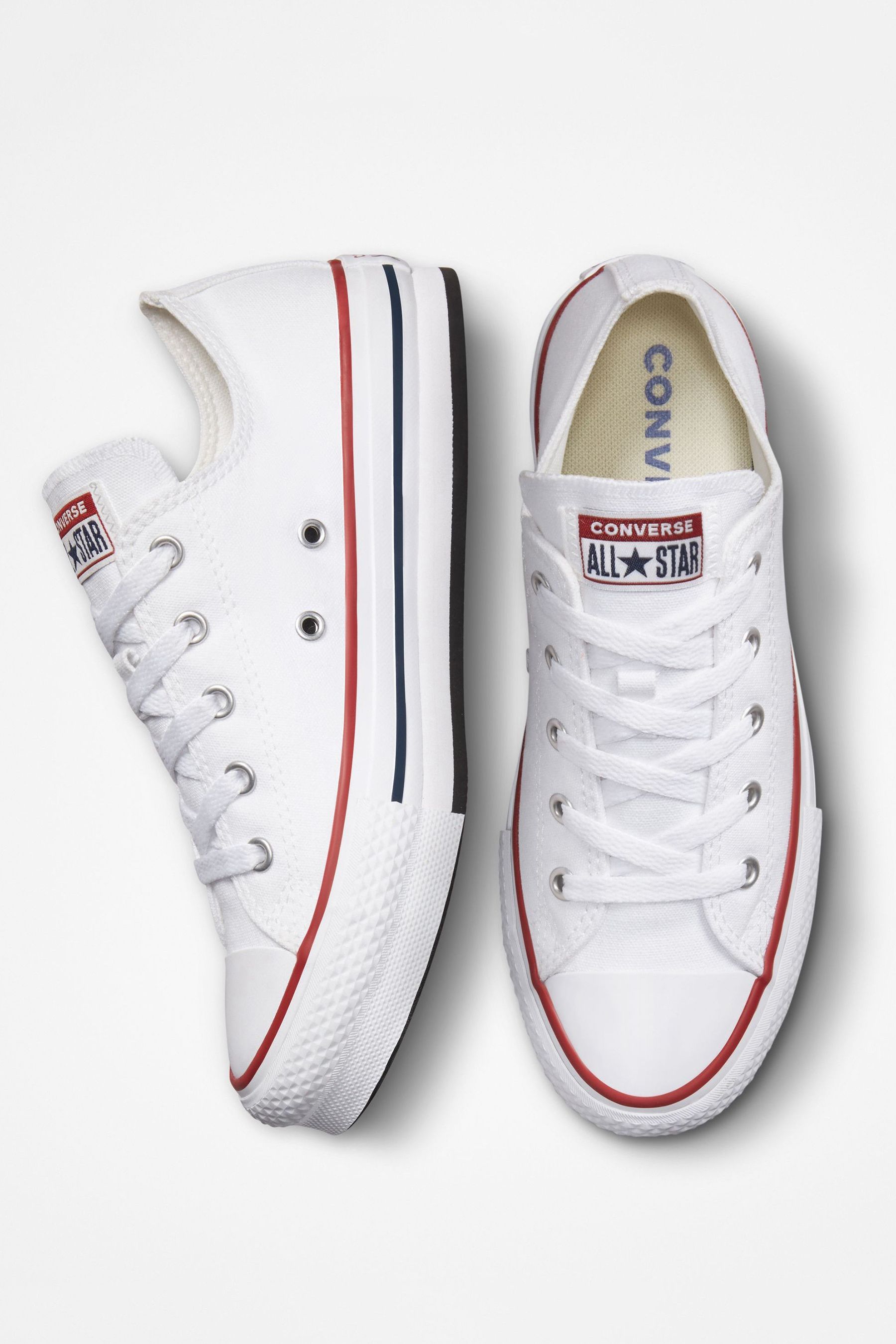 Converse youth white chuck sale ox