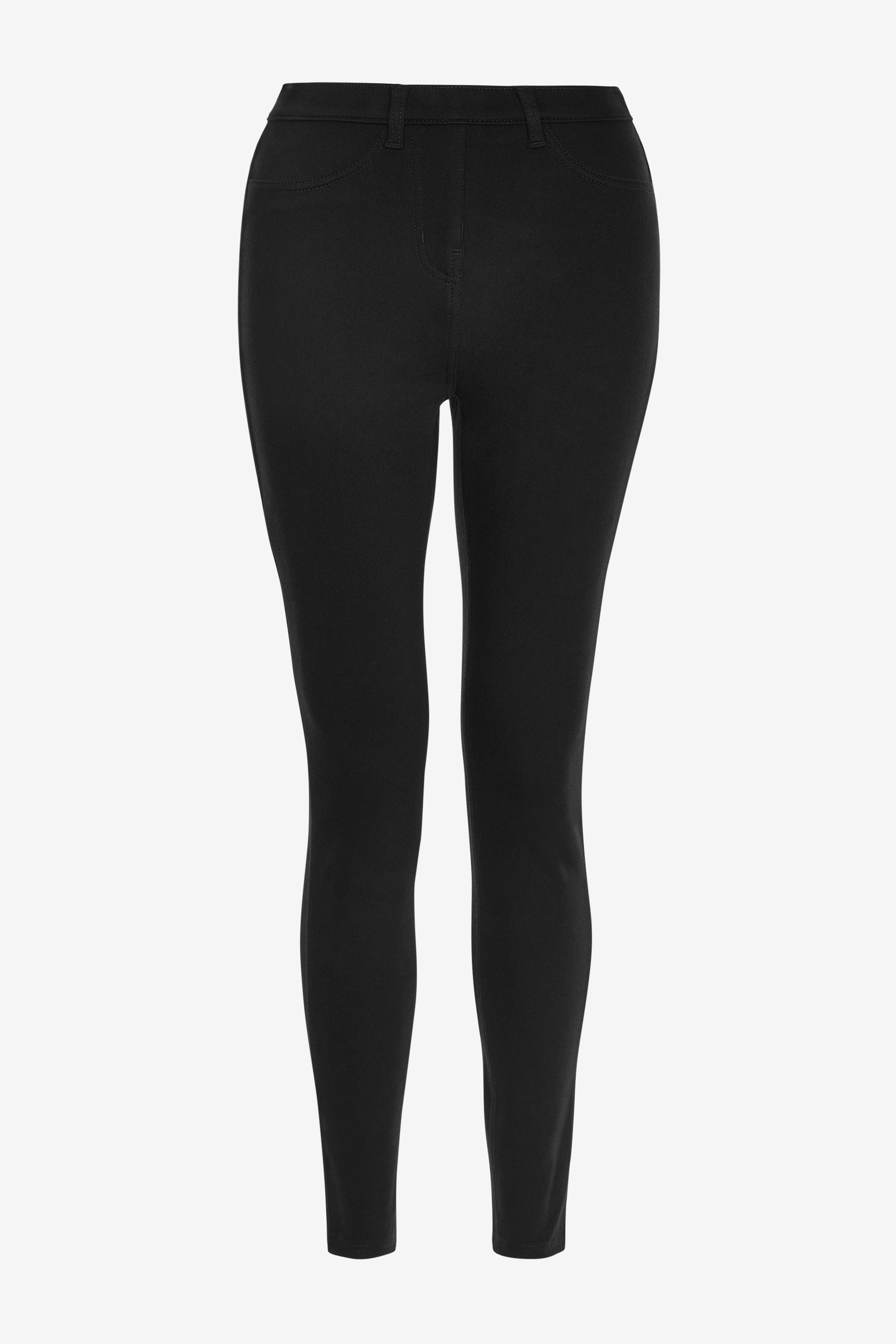 Buy Black Jersey Denim Leggings from the Next UK online shop