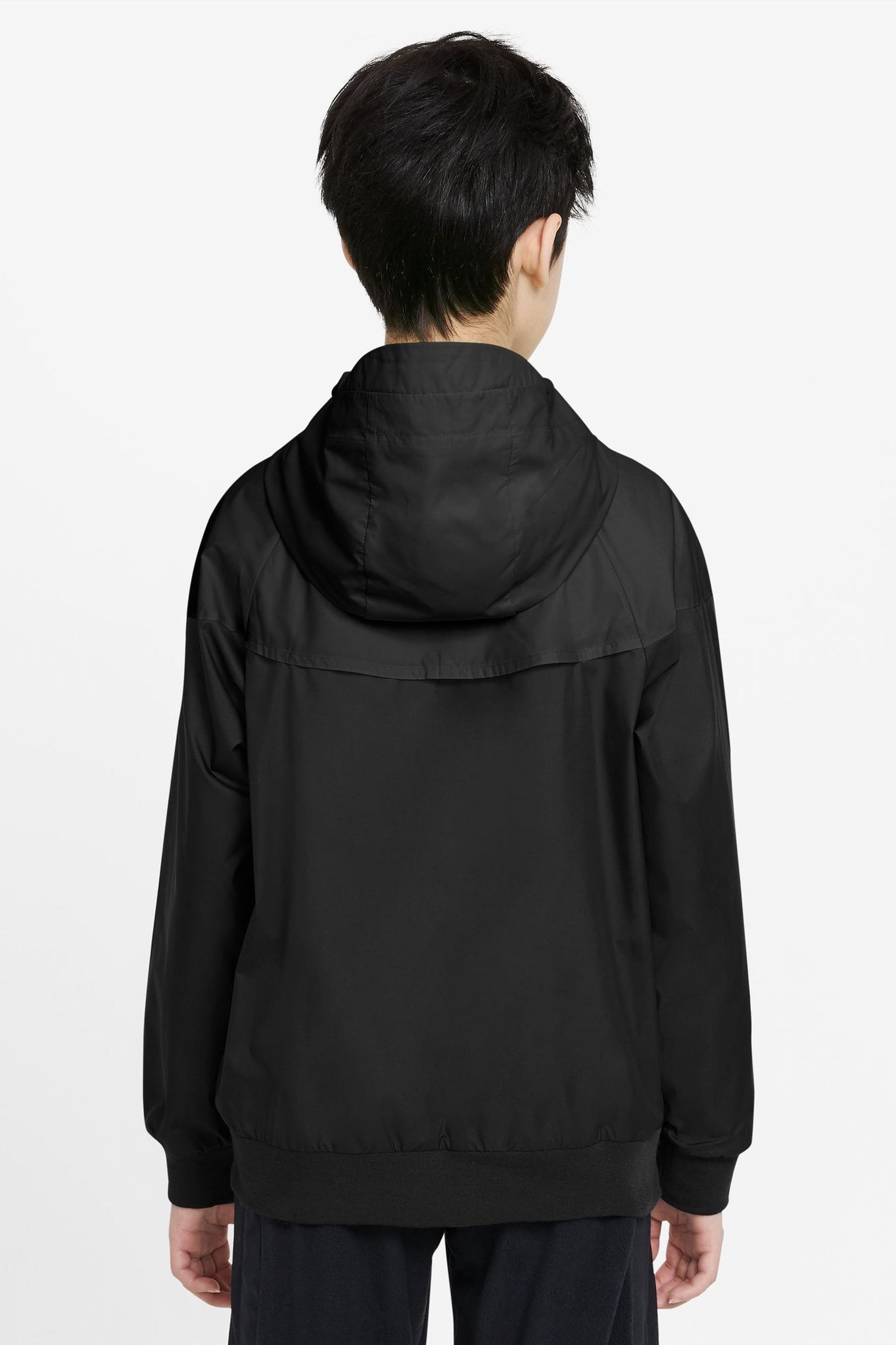 Boys black nike windbreaker outlet