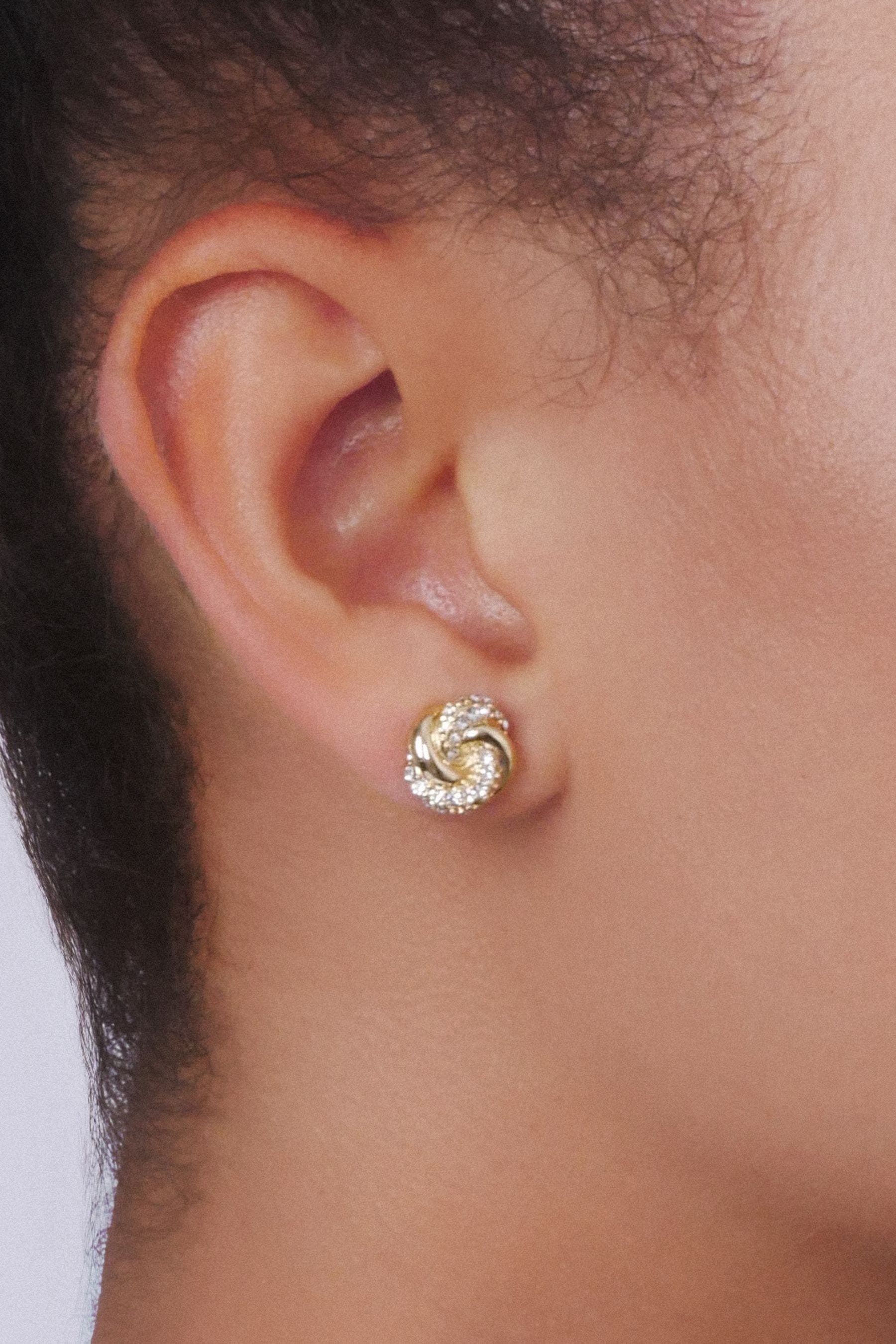 Ralph lauren gold earrings discount