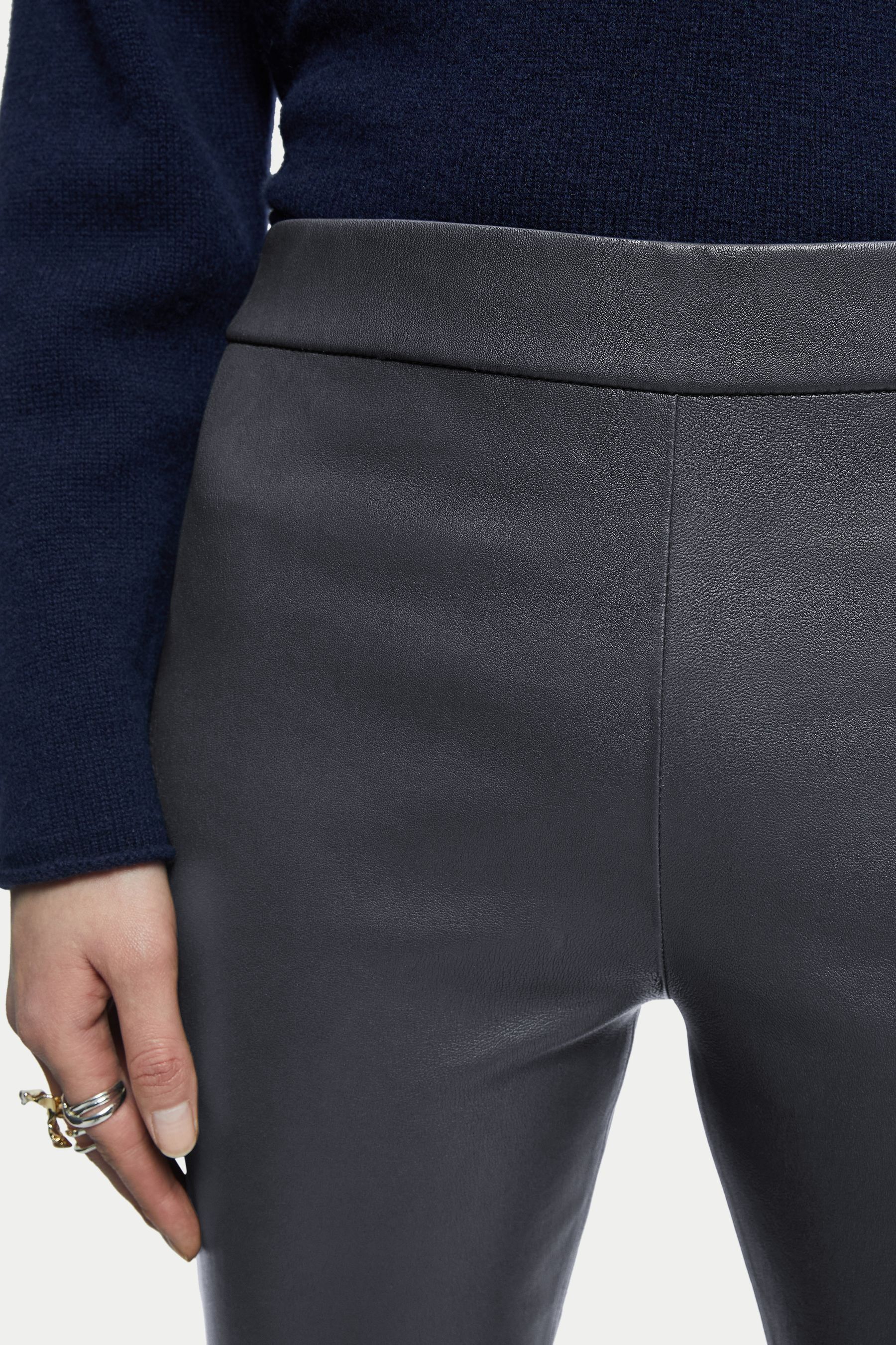 Jigsaw leather trousers discount
