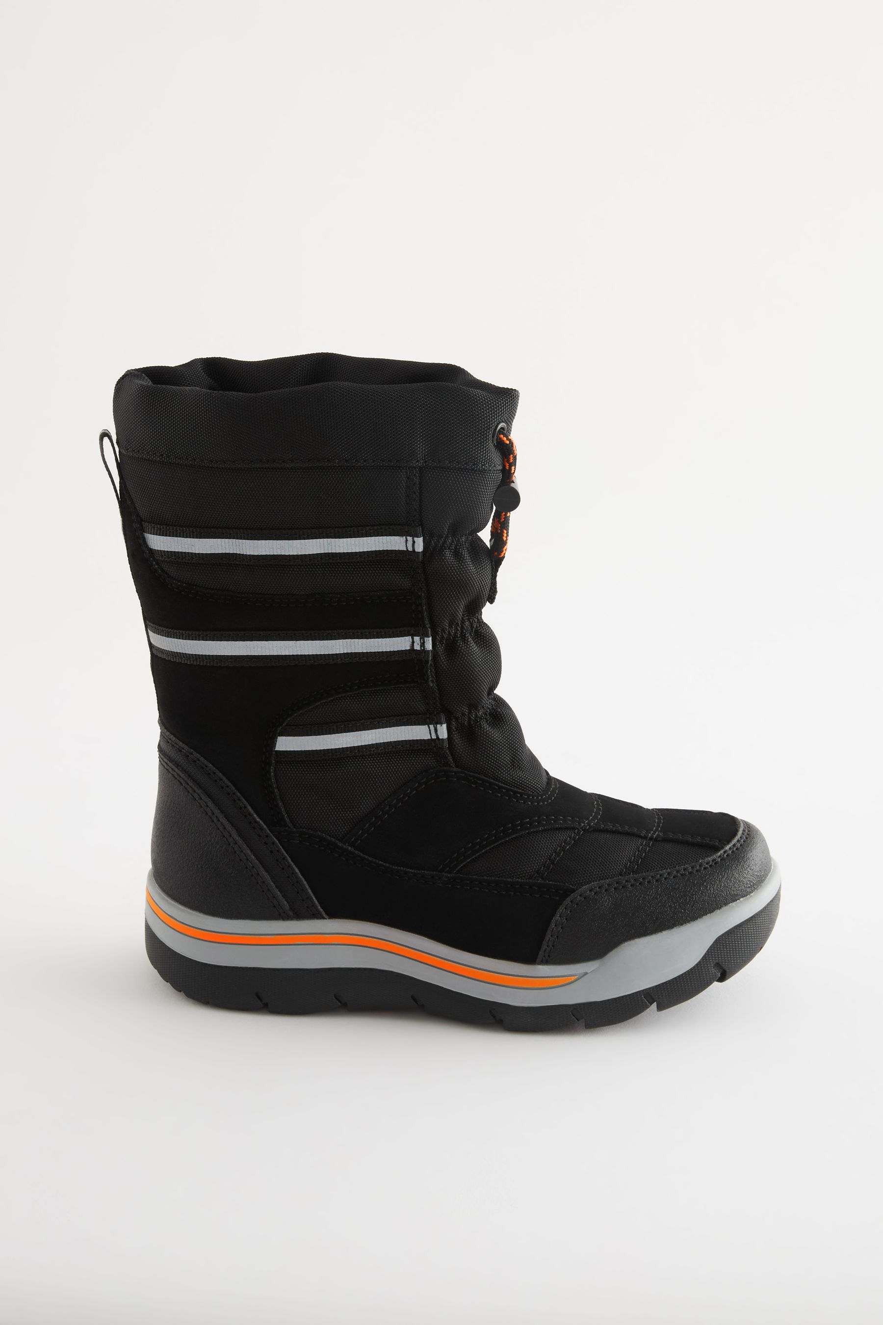 Buy Black Water Resistant Thinsulate Warm Lined Snow Boots from