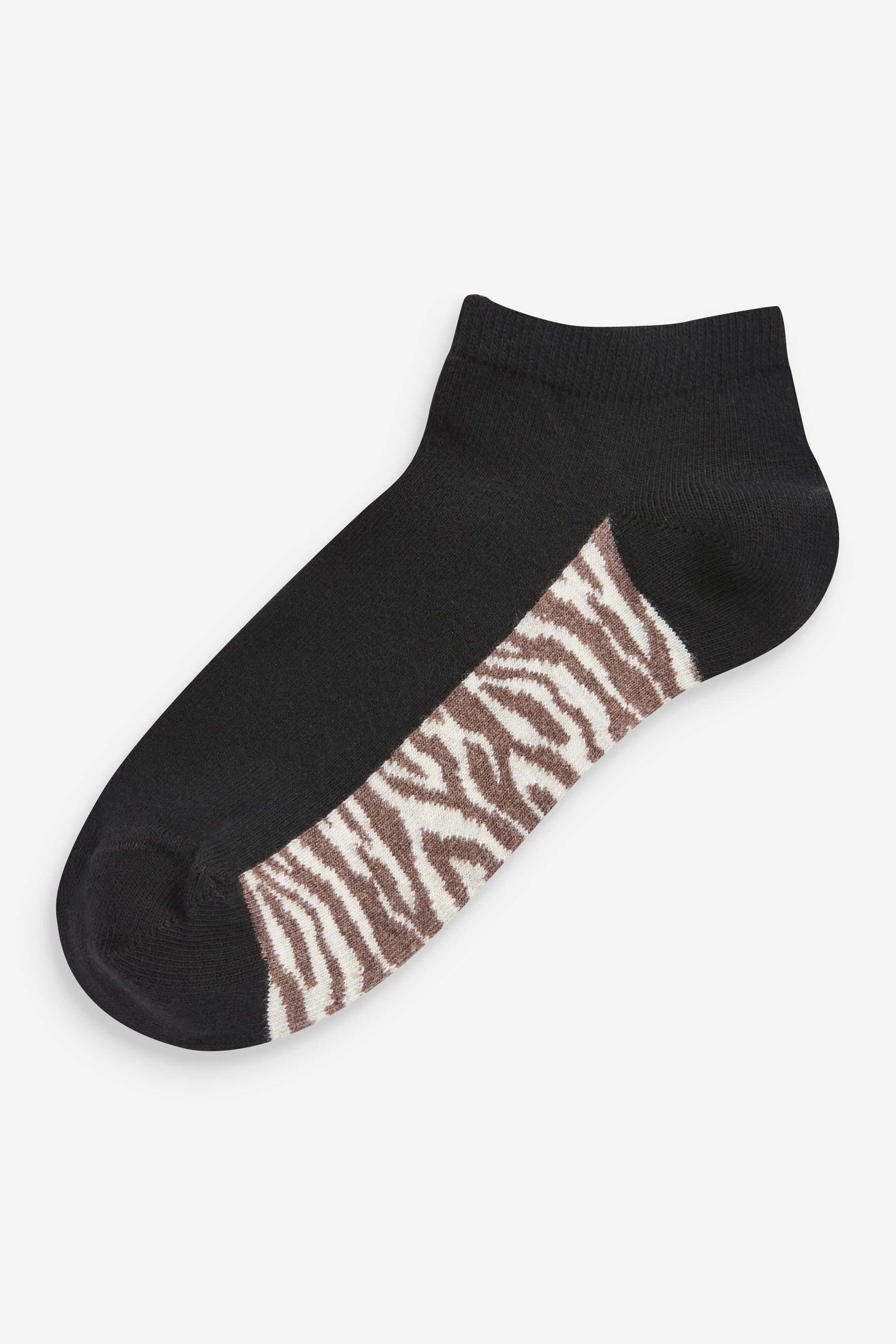 Leopard print discount trainer socks