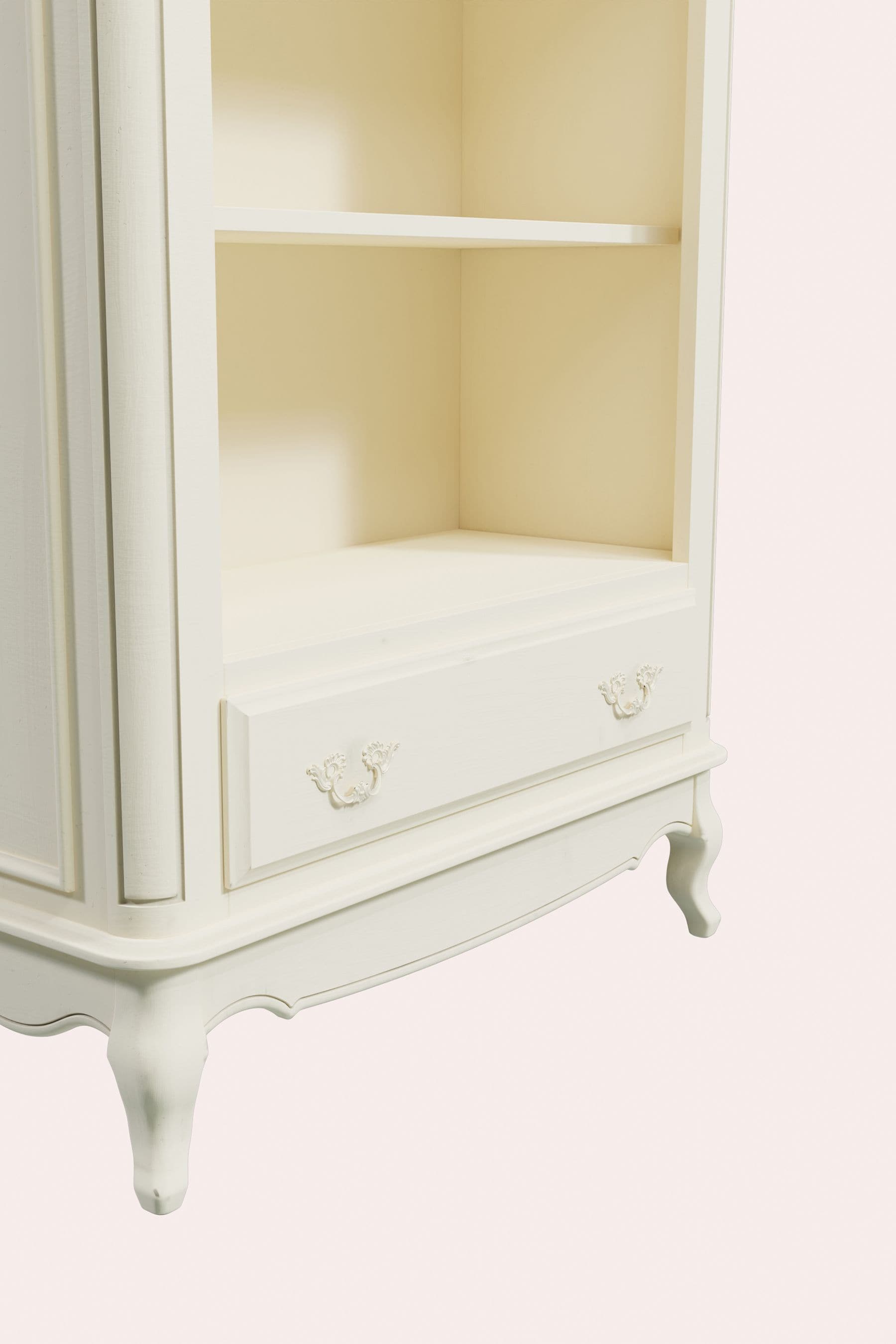 Ivory bookcase hot sale