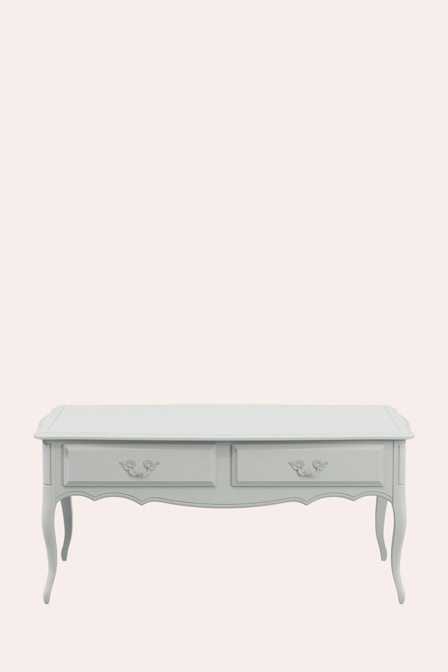 Laura Ashley Dove Grey Provencale 2 Drawer Coffee Table