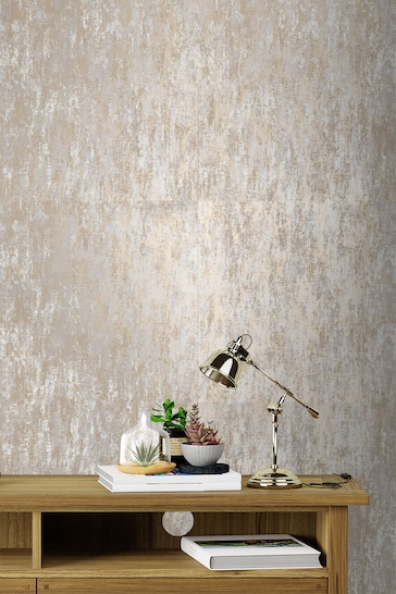 Laura Ashley Champagne Gold Whinfell Wallpaper Sample Wallpaper