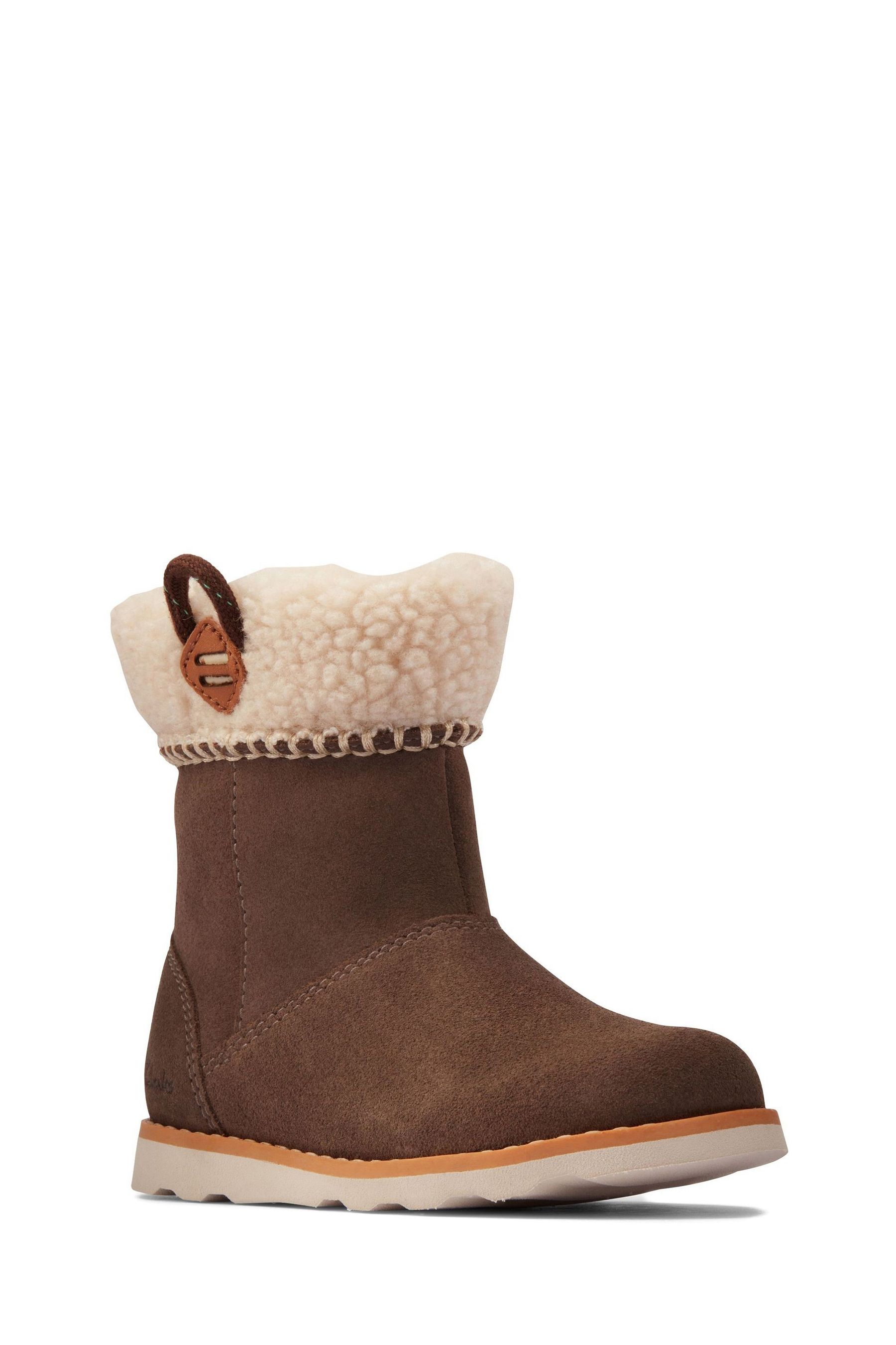 Clarks shearling boots outlet