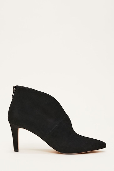 Phase Eight Cut Out Black Shoe Boots